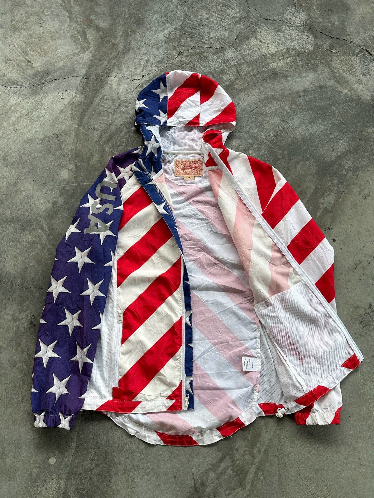 Brooklyn Cloth RARE Design Brooklyn Cloth Full print USA Flag Jacket Size US M / EU 48-50 / 2 - 6 Thumbnail