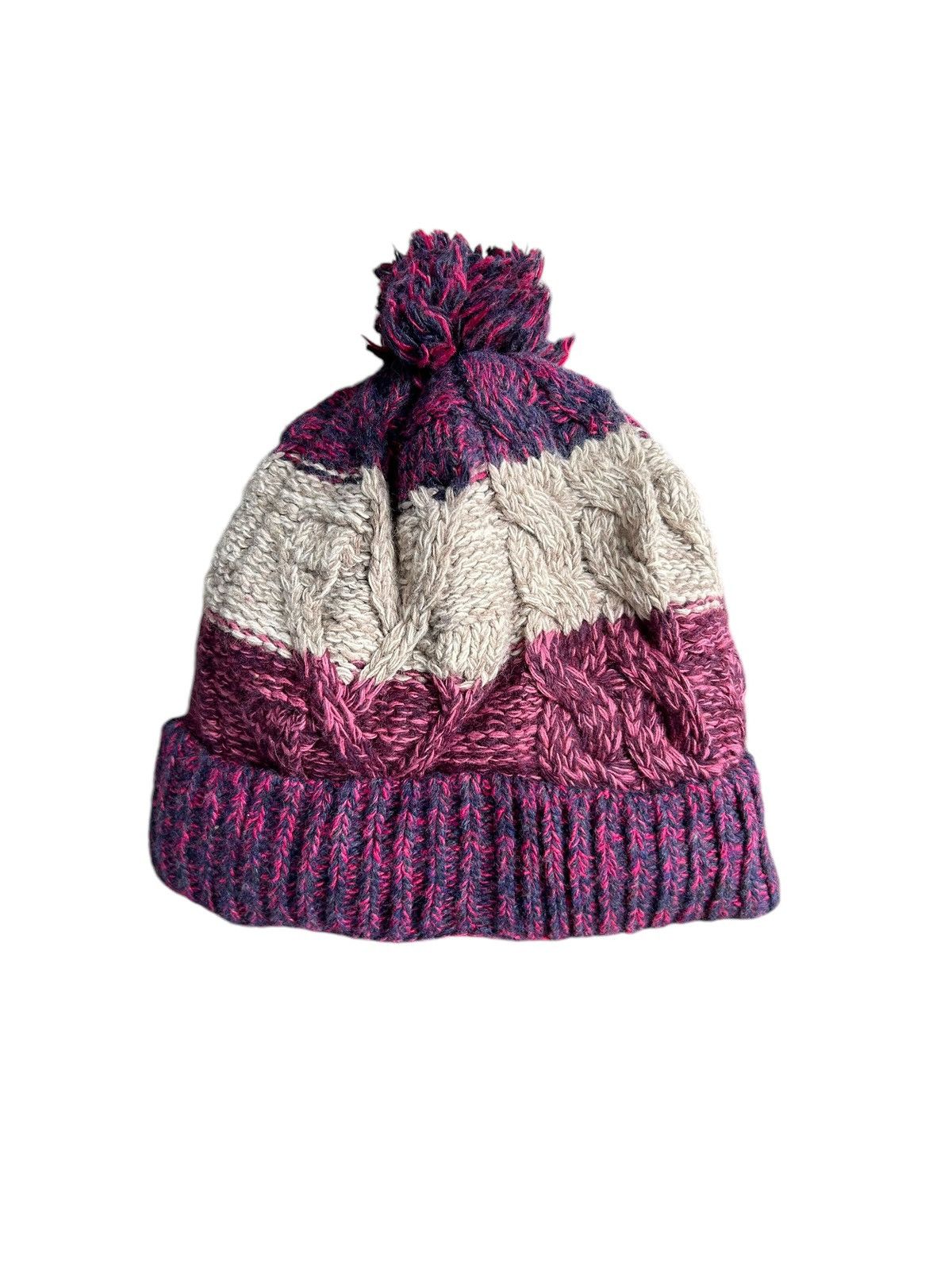 Japanese Brand × Montbell MontBell Multicolor Knitt Beanie Hats Rare ☠️ Size ONE SIZE - 2 Thumbnail