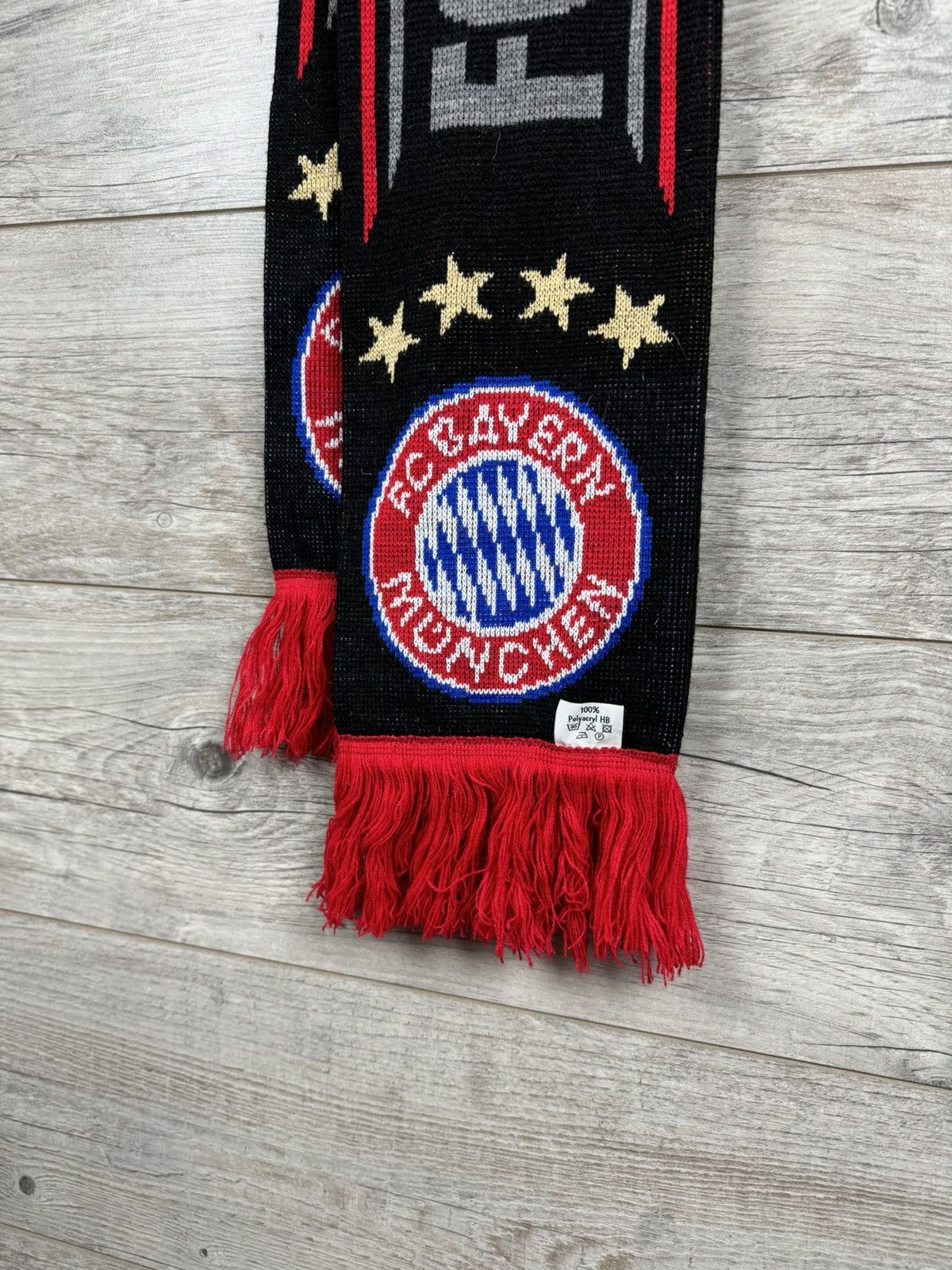 Vintage Vintage Scarf 🧣 Football Club FC Bayern Munchen Size ONE SIZE - 6 Thumbnail