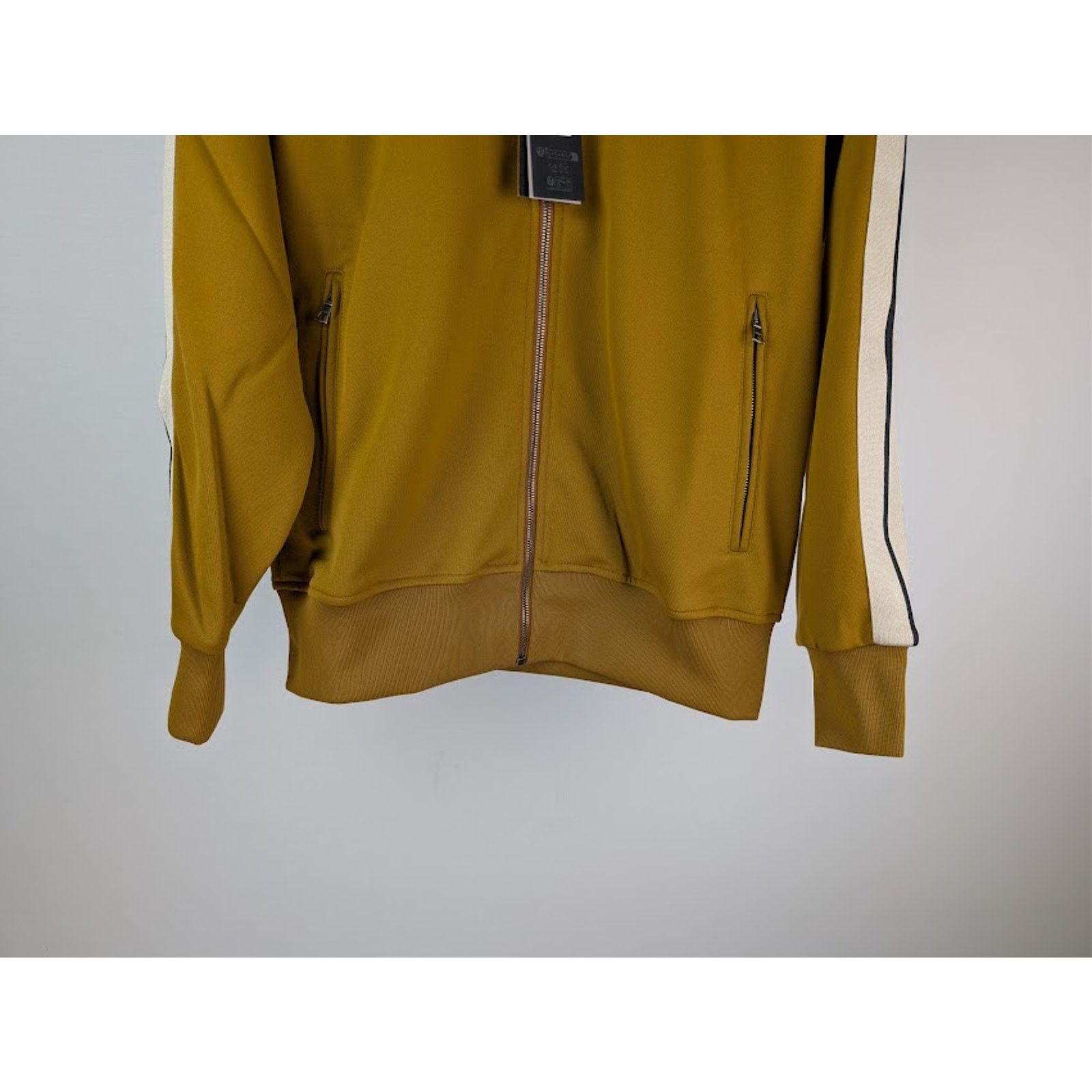Palm Angels o1rshd1 Classic Logo Track Jacket in Golden Brown / Mustard Size US L / EU 52-54 / 3 - 4 Thumbnail
