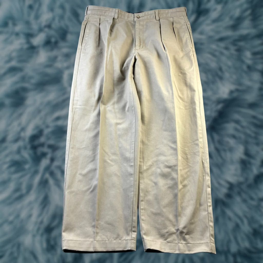 Polo Ralph Lauren Polo Ralph Lauren Pants Mens 38x30 Chino Twill Regular Beige Vintage Andrew Size US M / EU 48-50 / 2 - 1 Thumbnail
