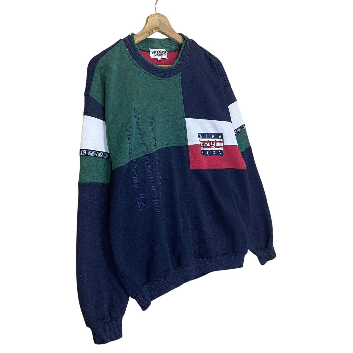 Designer × Vintage Vintage 90s Wike&Lon Crewneck Sweatshirt Size US L / EU 52-54 / 3 - 2 Thumbnail