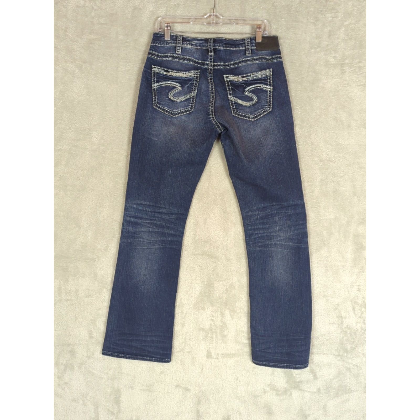 Silver Jeans Co. Silver Jeans Suki High Boot Cut Super Stretch 32X33 Medium Wash Women Jeans Regular 5-Pocket Logo Embellished"} Size 24" / US 00 / IT 34 - 5 Thumbnail