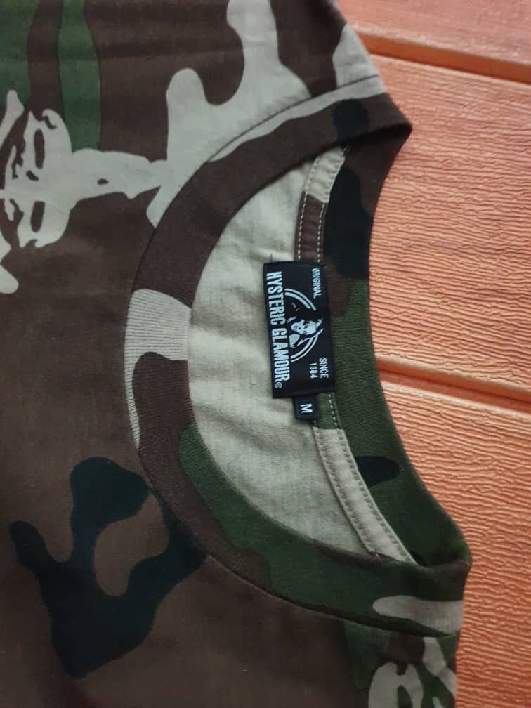 Hysteric Glamour 💥Hysteric glamour bear camo skull Japanese brand shirt Size US M / EU 48-50 / 2 - 9 Thumbnail