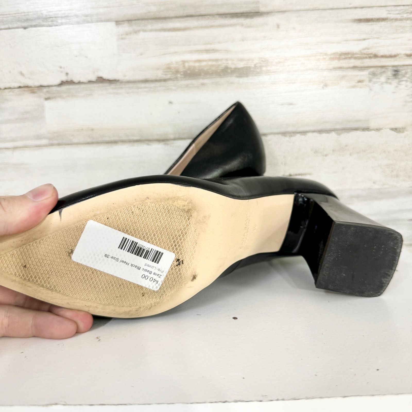 Zara Zara Patten Leather Pump Business Women Heels Size 39/8.5 Size US 8.5 / IT 38.5 - 3 Thumbnail
