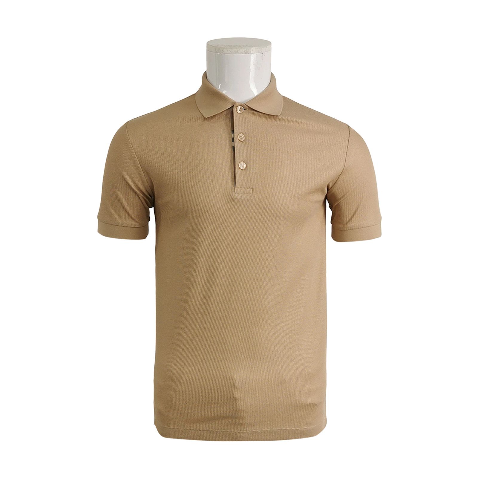 Burberry Burberry Solid Cotton Polo Shirt Size S Size US S / EU 44-46 / 1 - 1 Thumbnail