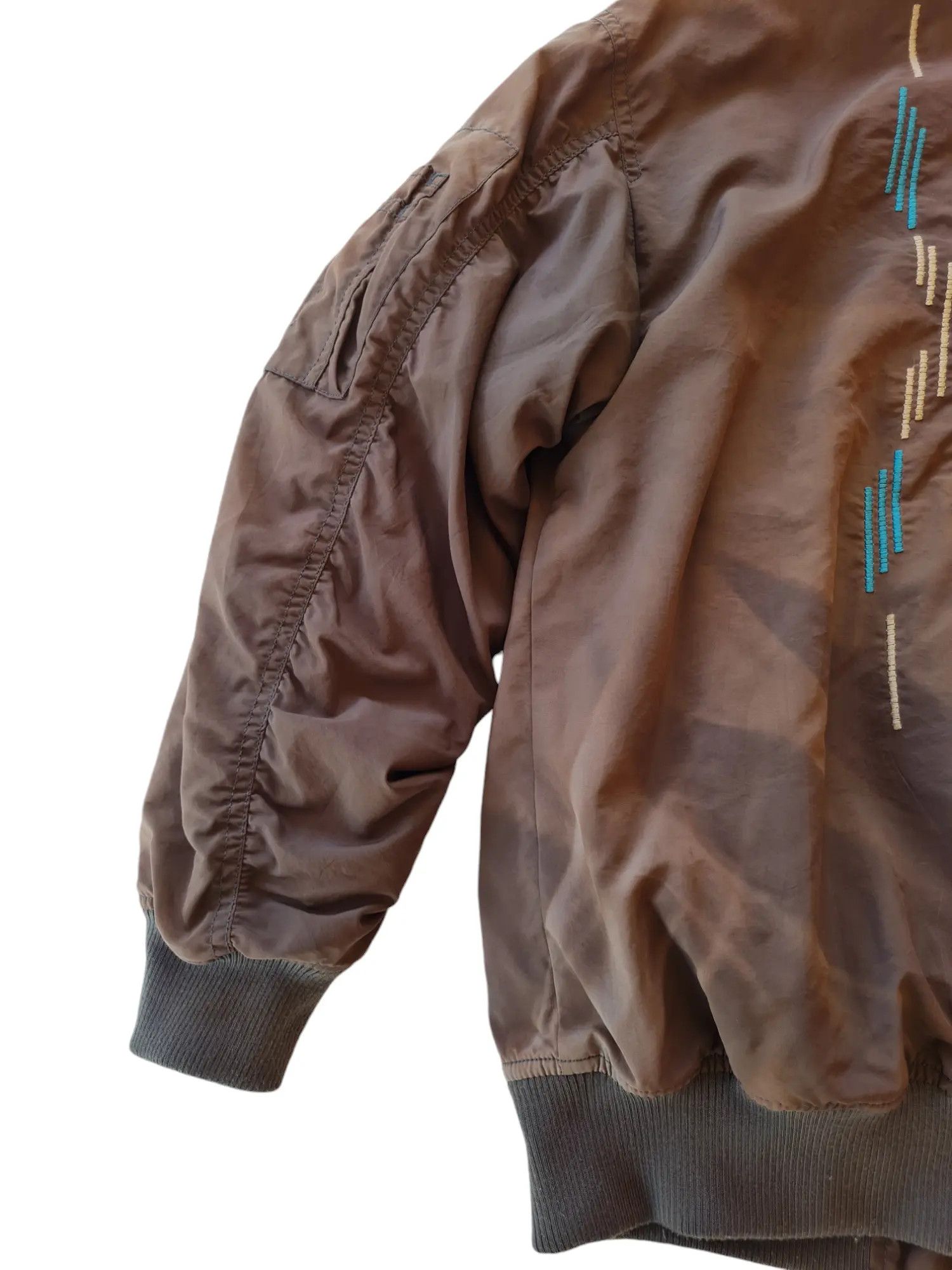 Other Vtg Titicaca Bomber Jacket Revisible Sun Faded Size US M / EU 48-50 / 2 - 8 Thumbnail
