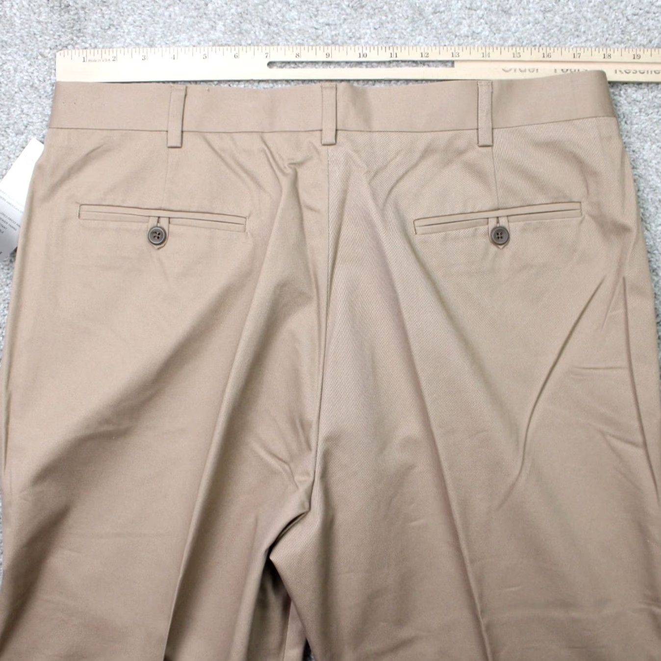 Perry Ellis Perry Ellis Portfolio Pants Men 36x30 Beige Chino Straight Regular Vintage: No N/A Size US 36 / EU 52 - 7 Thumbnail