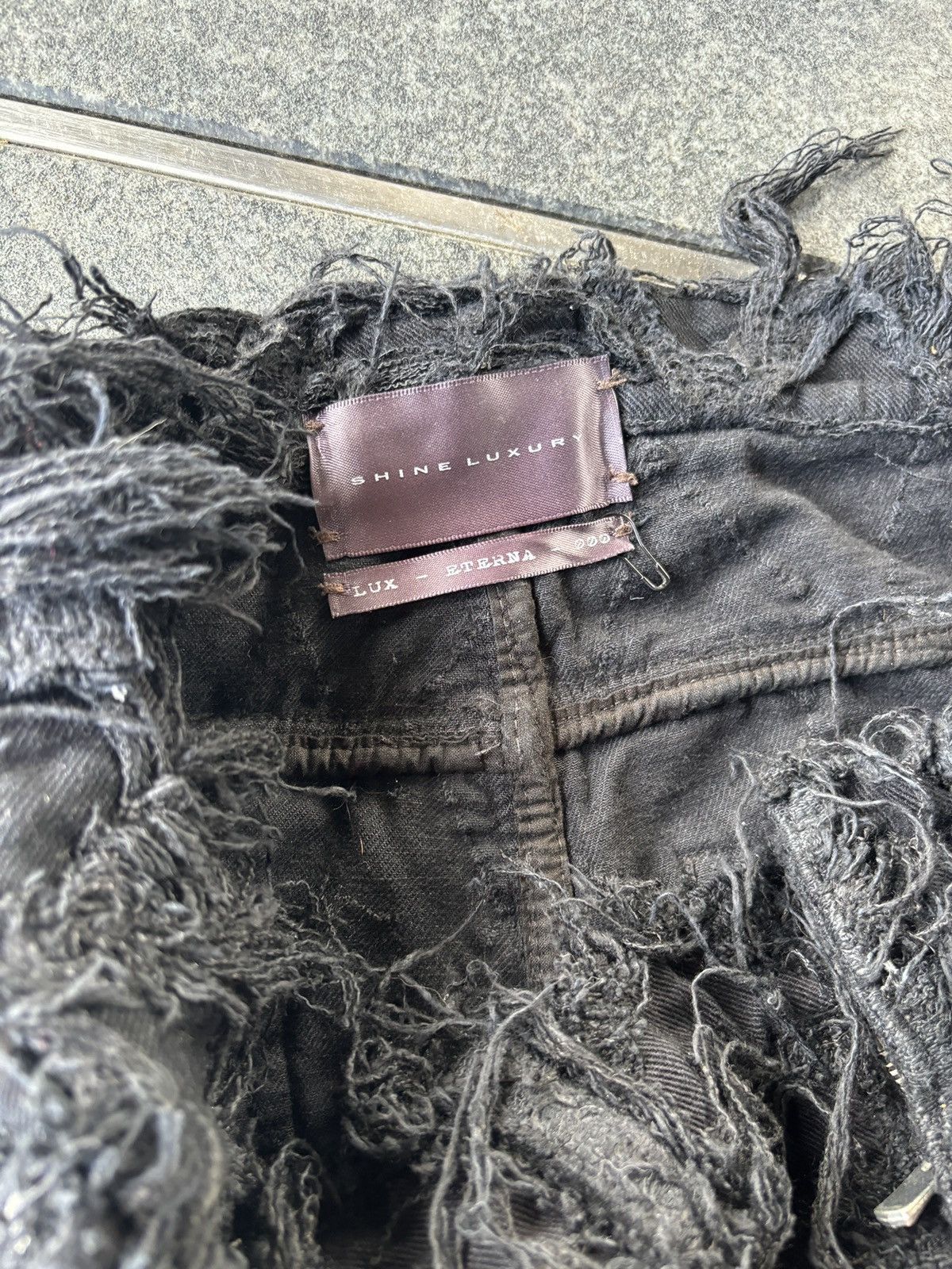 SHINE LUXURY Shine luxury Eghoist layered distressed denim flared Size US 30 / EU 46 - 3 Thumbnail