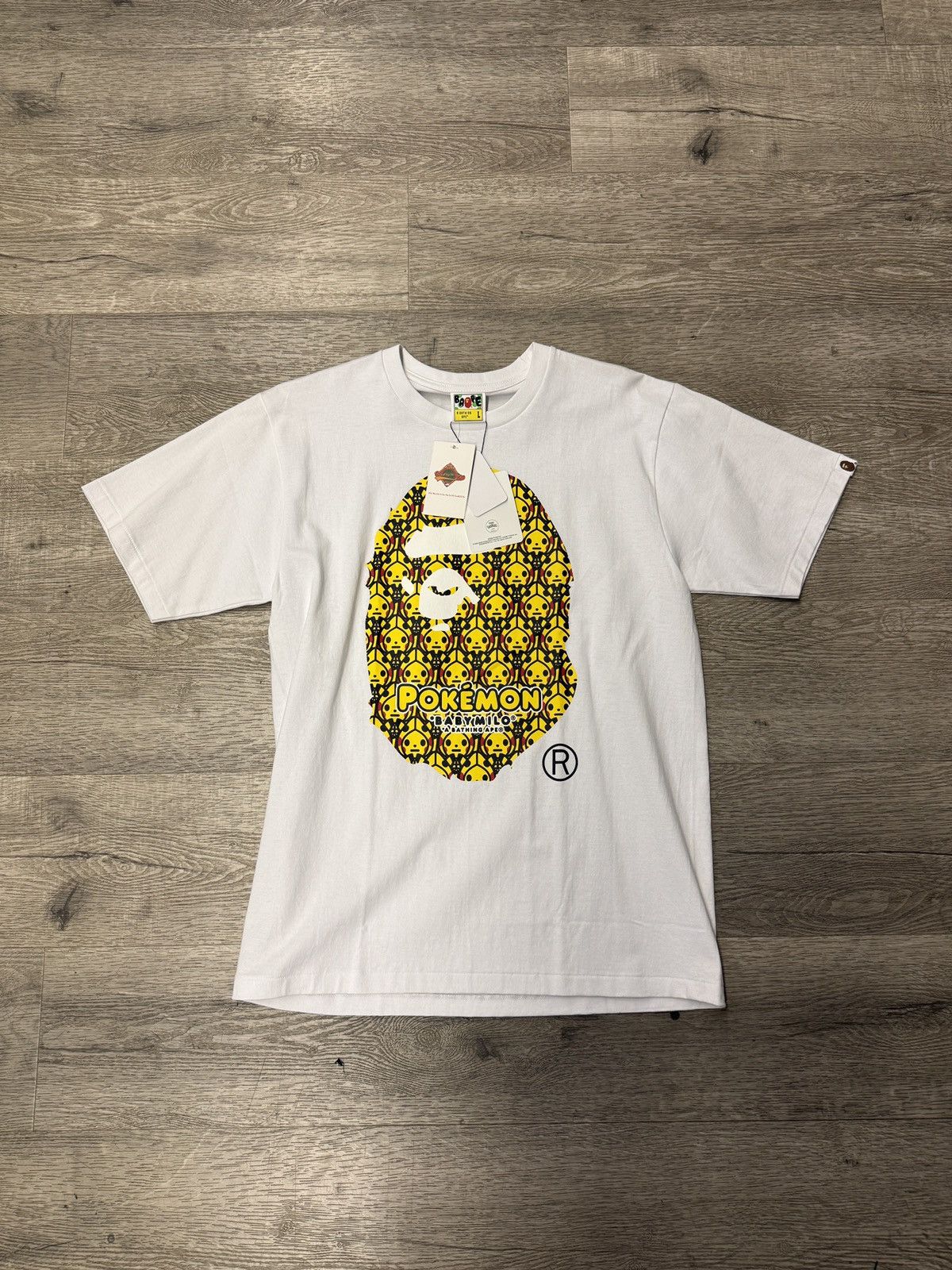 Bape × Pokemon Bape Pokémon Pikachu ape head tee Size US L / EU 52-54 / 3 - 1 Thumbnail