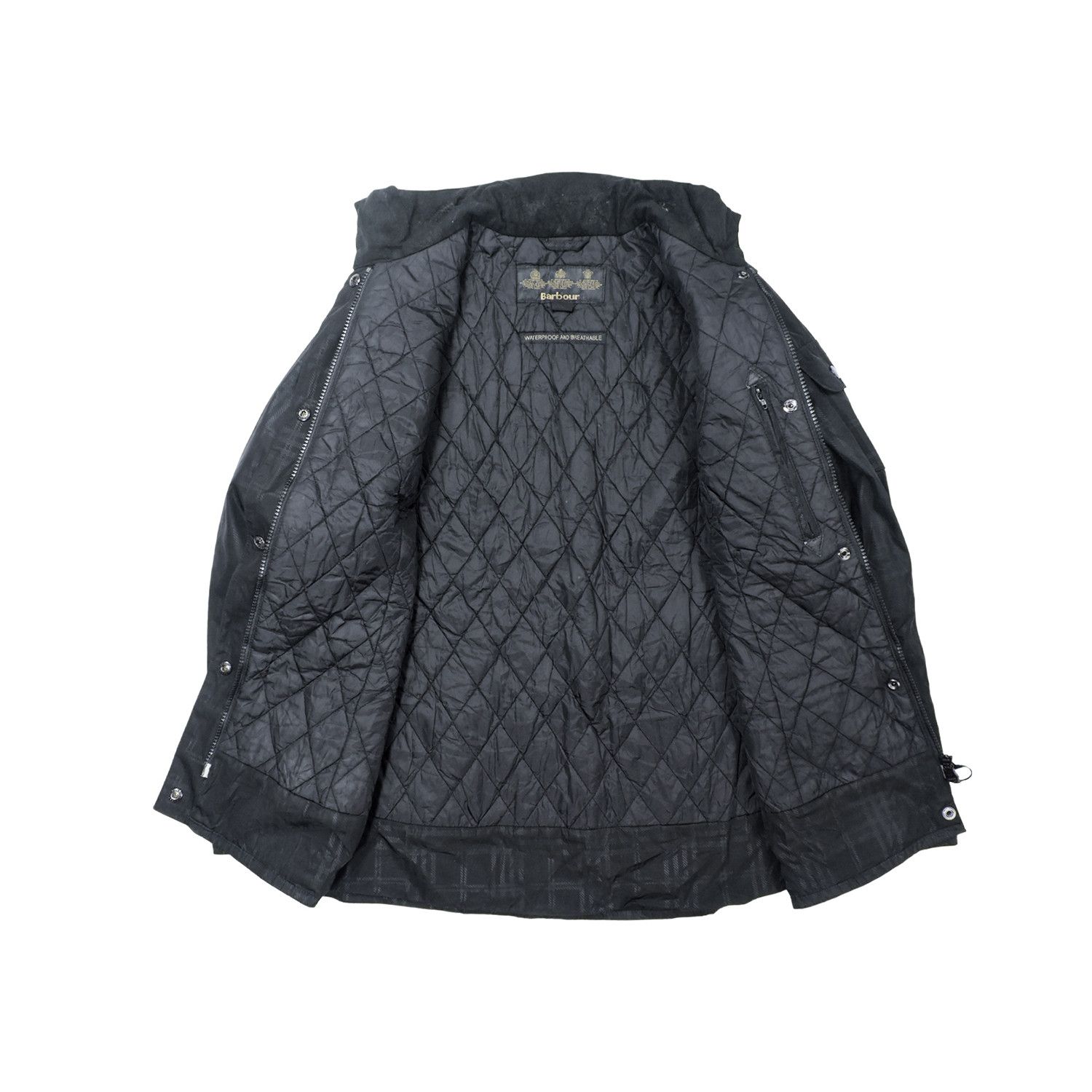 Barbour BARBOUR WATERPROOF BREATHABLE SUBTLE CHECK PATTERN JACKET Size XS / US 0-2 / IT 36-38 - 3 Thumbnail