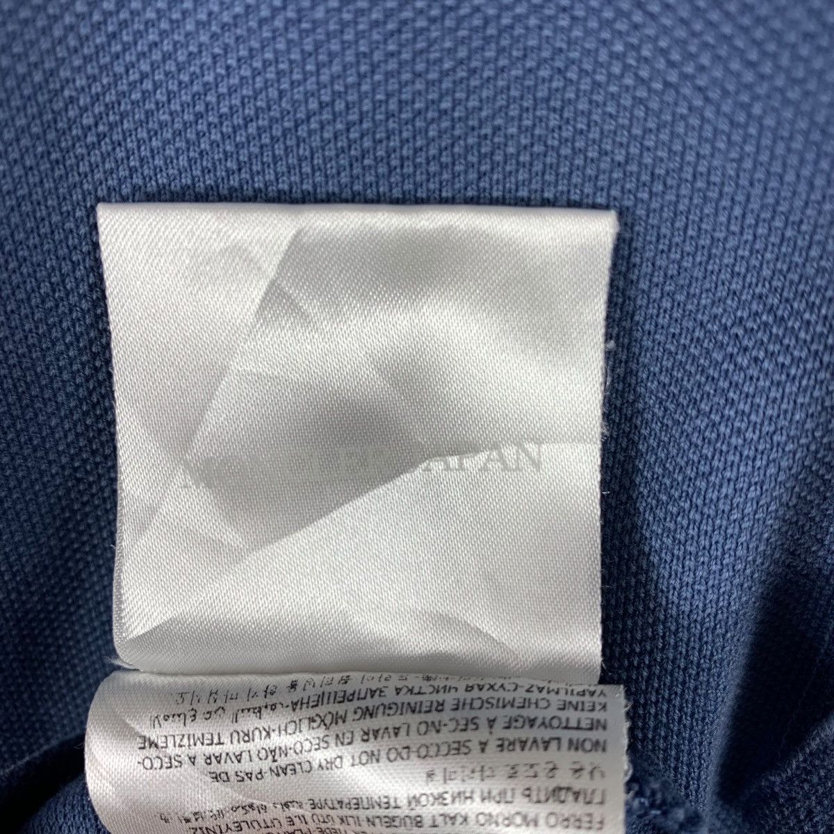 Moncler MONCLER blue polo tee Size US S / EU 44-46 / 1 - 16 Thumbnail