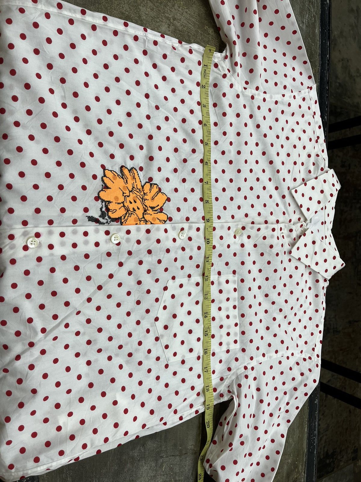 Comme des Garcons 2000s Tao comme des garcons polka flower shirt Size US M / EU 48-50 / 2 - 10 Thumbnail