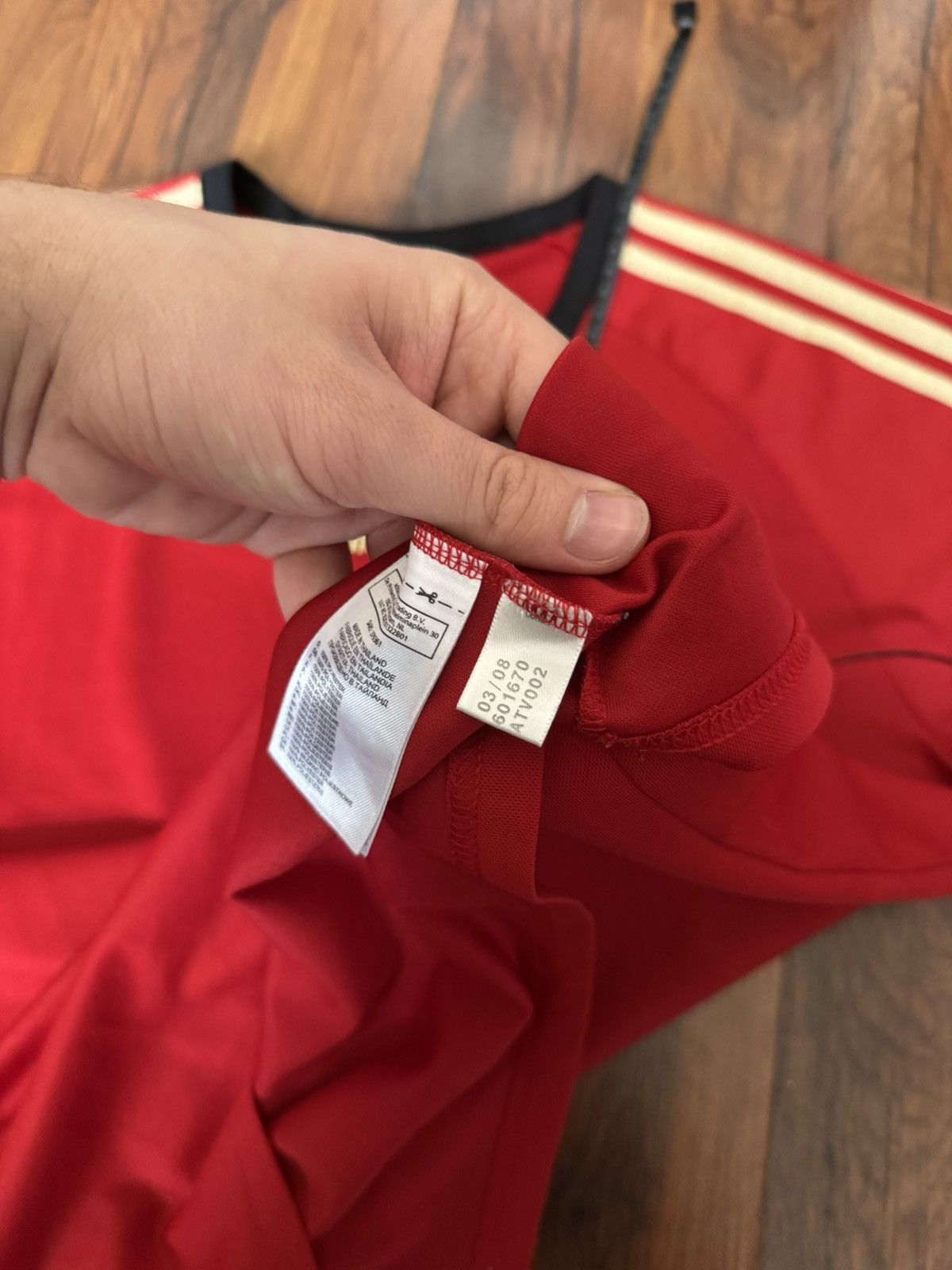 Vintage Rare Vintage 00s Germany Red 2008 Jersey Adidas Soccer Size US M / EU 48-50 / 2 - 8 Thumbnail
