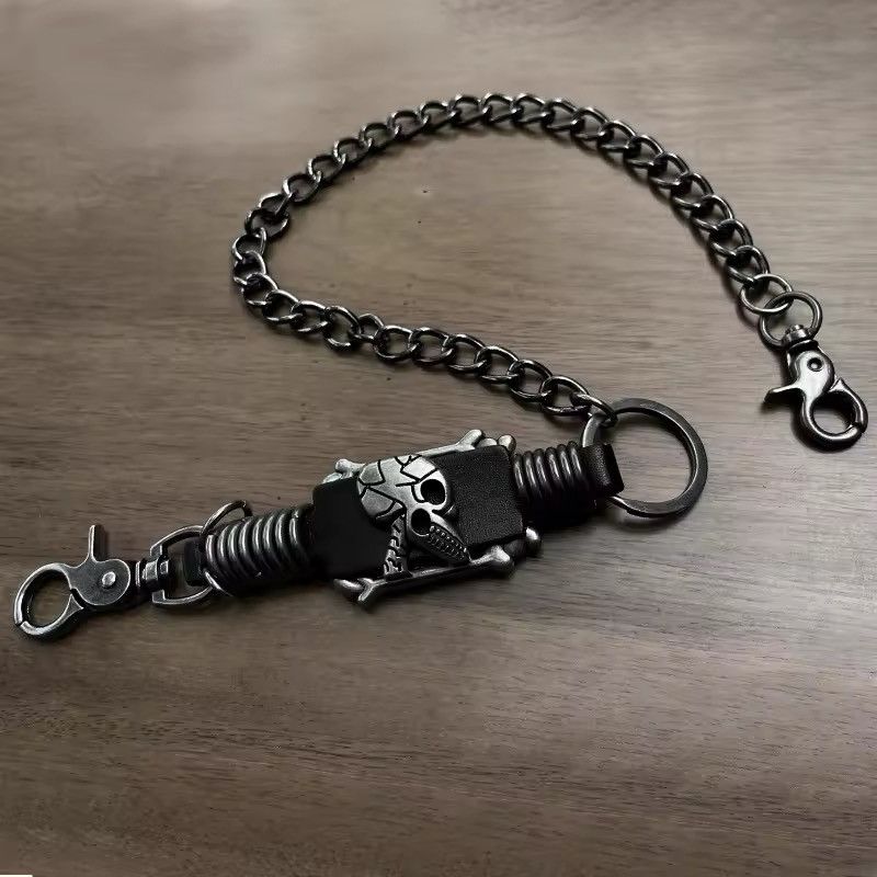 Jewelry HipHop Punk Skull Pants Chain Size ONE SIZE - 4 Thumbnail