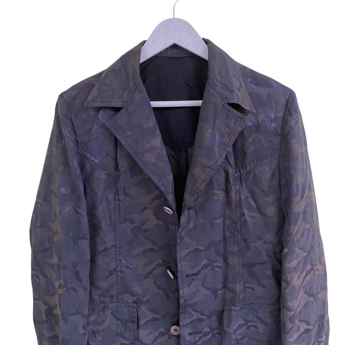 5351 POUR LES HOMMES × Designer × Japanese Brand 💥 5351 Pour Les Homme Japan Camou Jacket Size US M / EU 48-50 / 2 - 3 Thumbnail