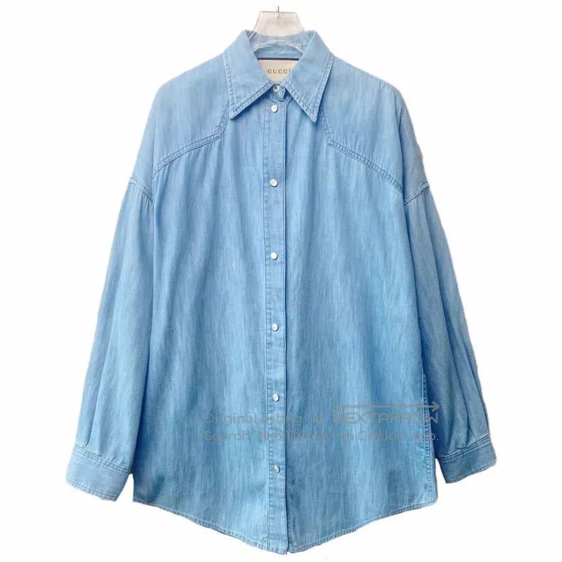 Gucci Gucci Blue rainbow logo leopard heavy industry embroidery Size XS / US 0-2 / IT 36-38 - 1 Thumbnail