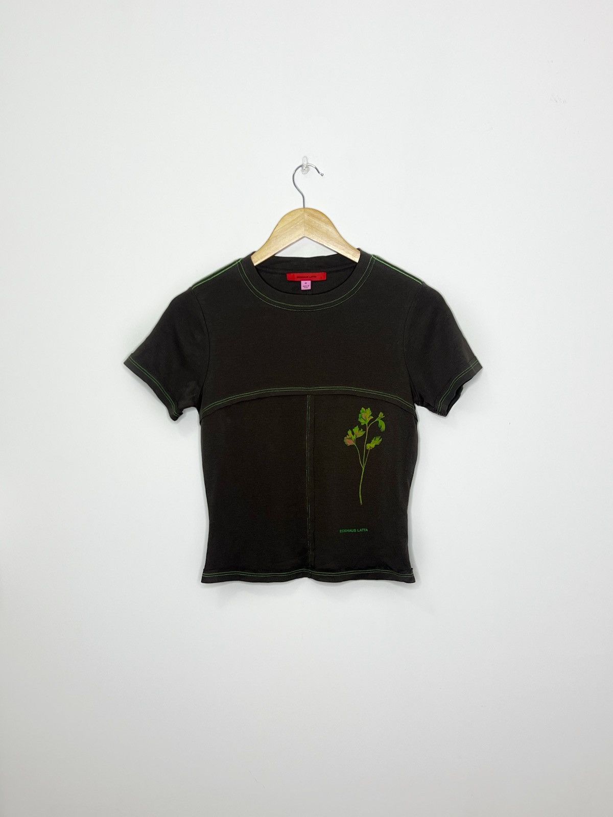 Eckhaus Latta Lapped Baby Tee