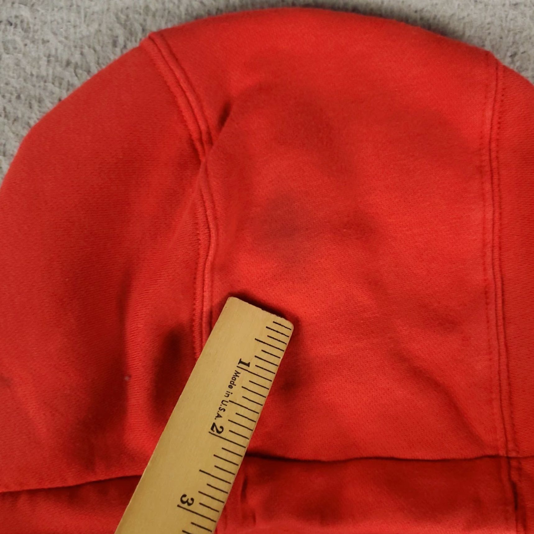Nike Nike Hoodie Mens L Red Swoosh Pullover Sweatshirt - Mock Neck, Lace Up, Cotton Blend, Fleece, Logo, Regular Fit, All Seasons, Sports, Casual Size US L / EU 52-54 / 3 - 2 Thumbnail