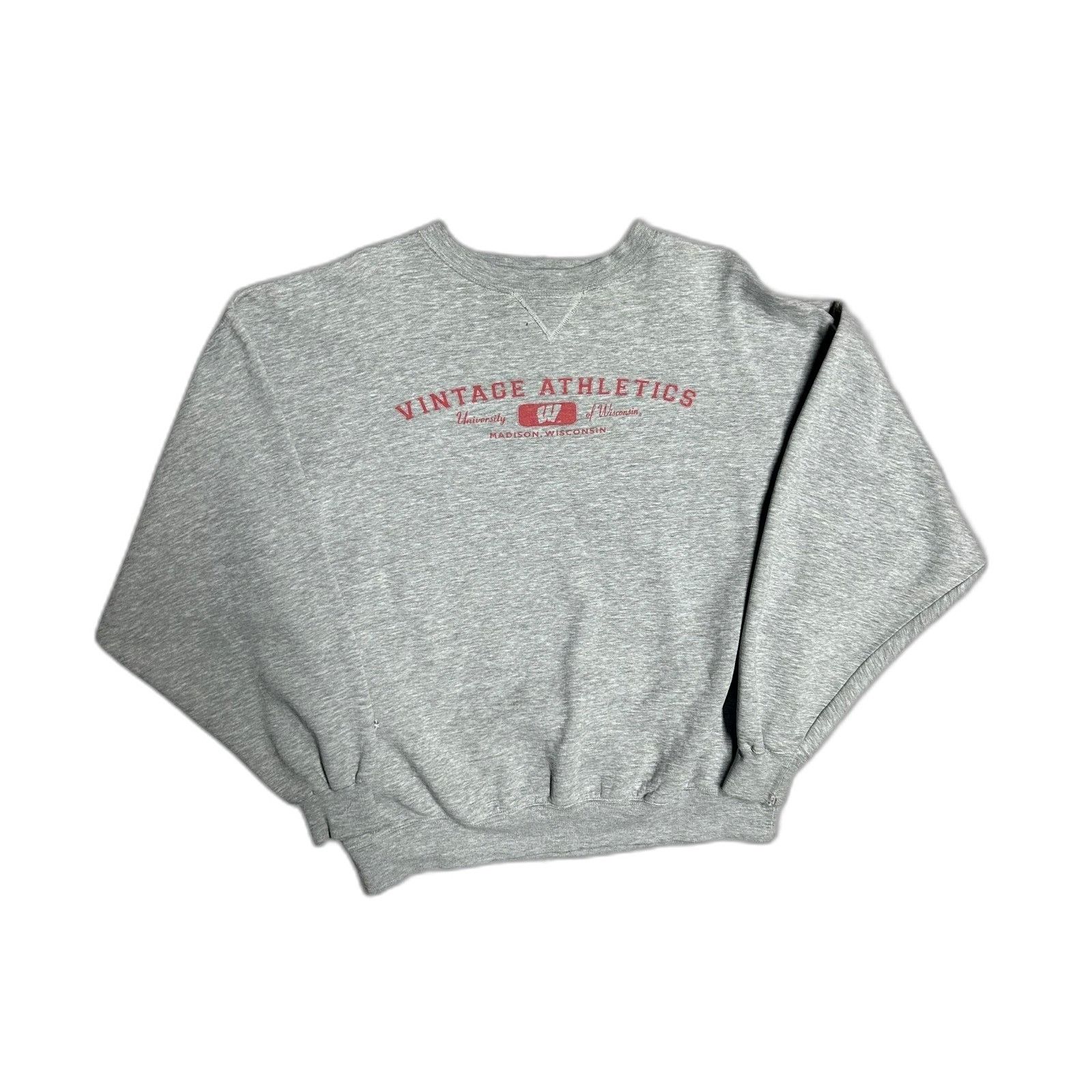 Vintage Vintage 90'S Wisconsin University Gear For Sports Sweatshirt Size US XL / EU 56 / 4 - 1 Thumbnail