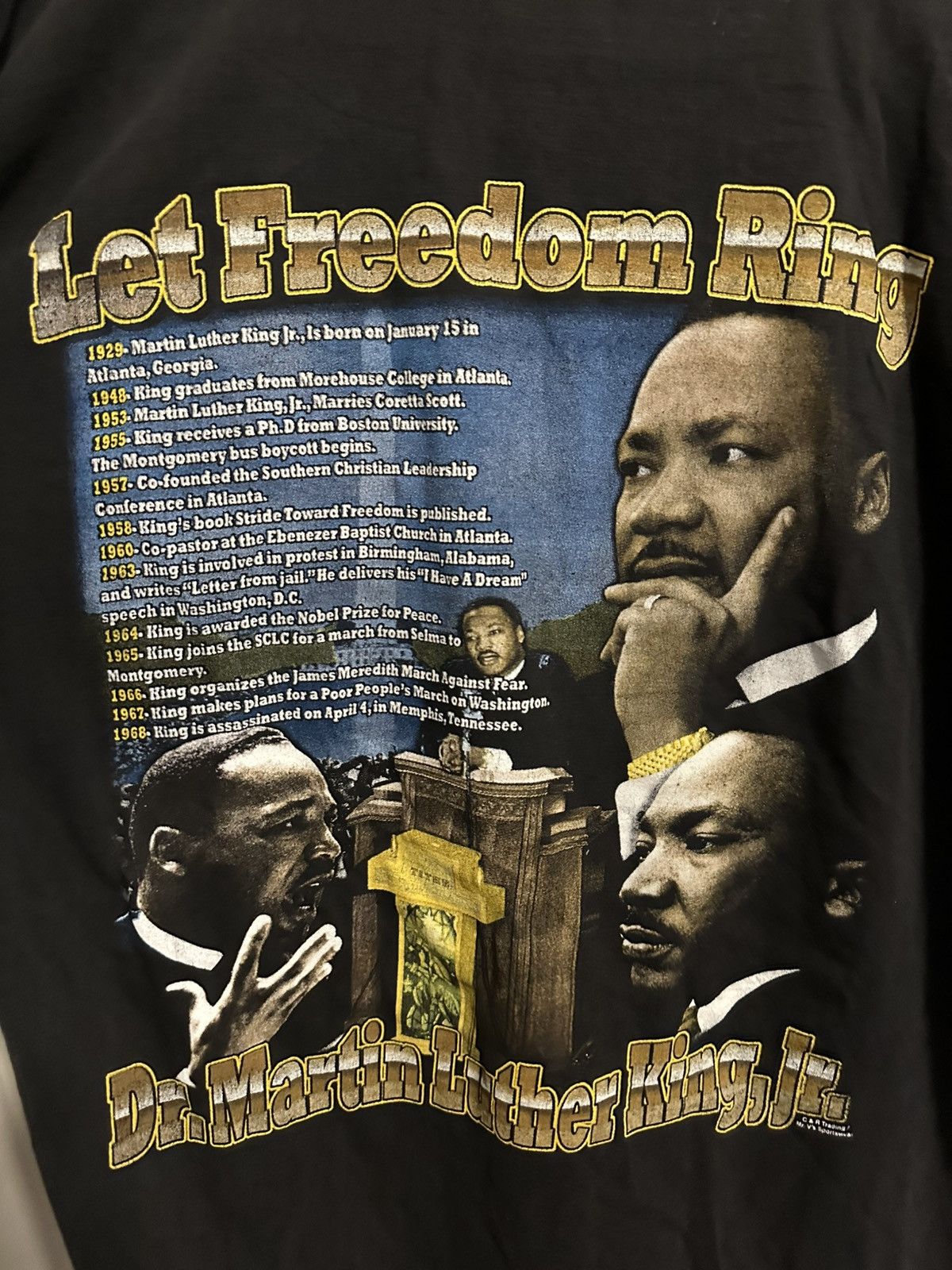 Vintage Vintage 90’s MLK rap tee Size US XXL / EU 58 / 5 - 5 Thumbnail