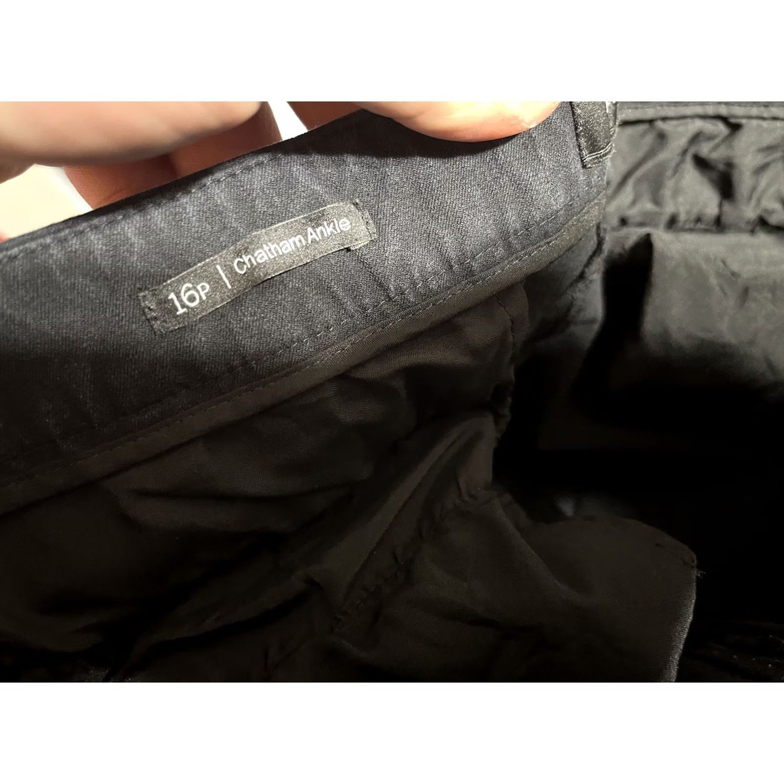 Talbots Talbots Pants Women 16P Black Chatham Ankle Pant Stretch Tapered Vintage Size 38" / US 16 / IT 52 - 5 Thumbnail