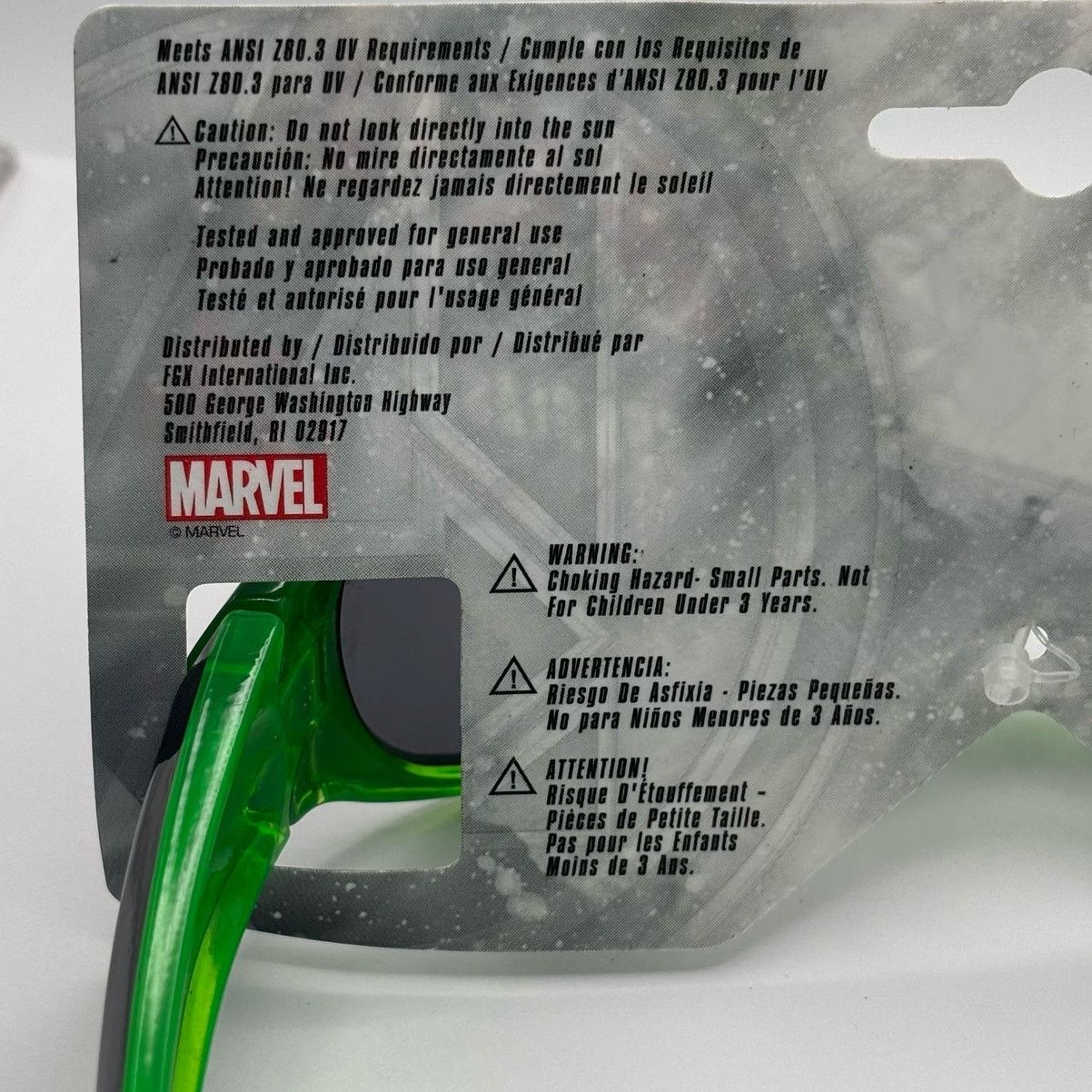 Marvel Comics Green Avengers Kid's Sunglasses Size ONE SIZE - 8 Thumbnail