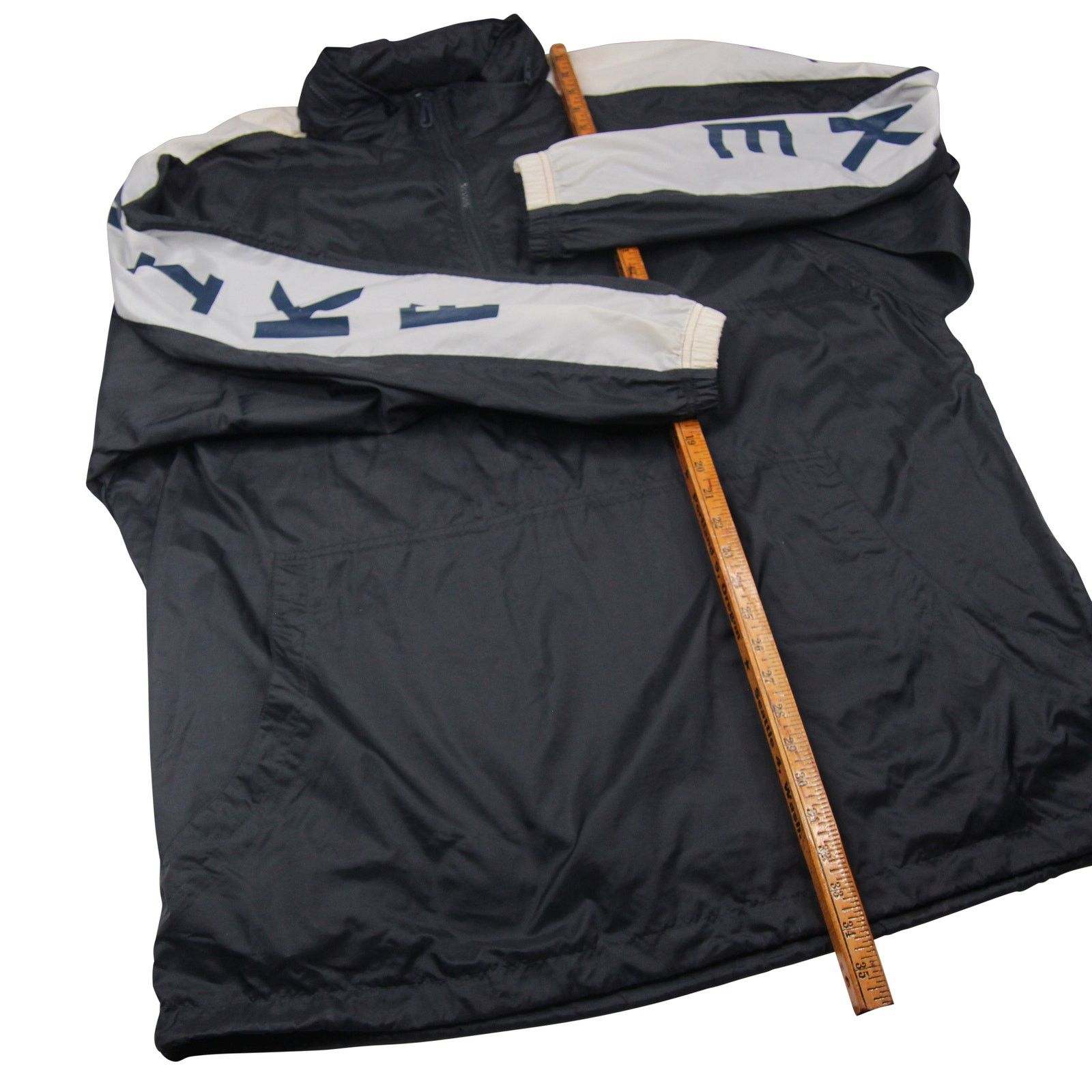 Nike × Vintage VTG Nike Arm Spellout / Center Swoosh Windbreaker Jacket Size US XL / EU 56 / 4 - 10 Thumbnail