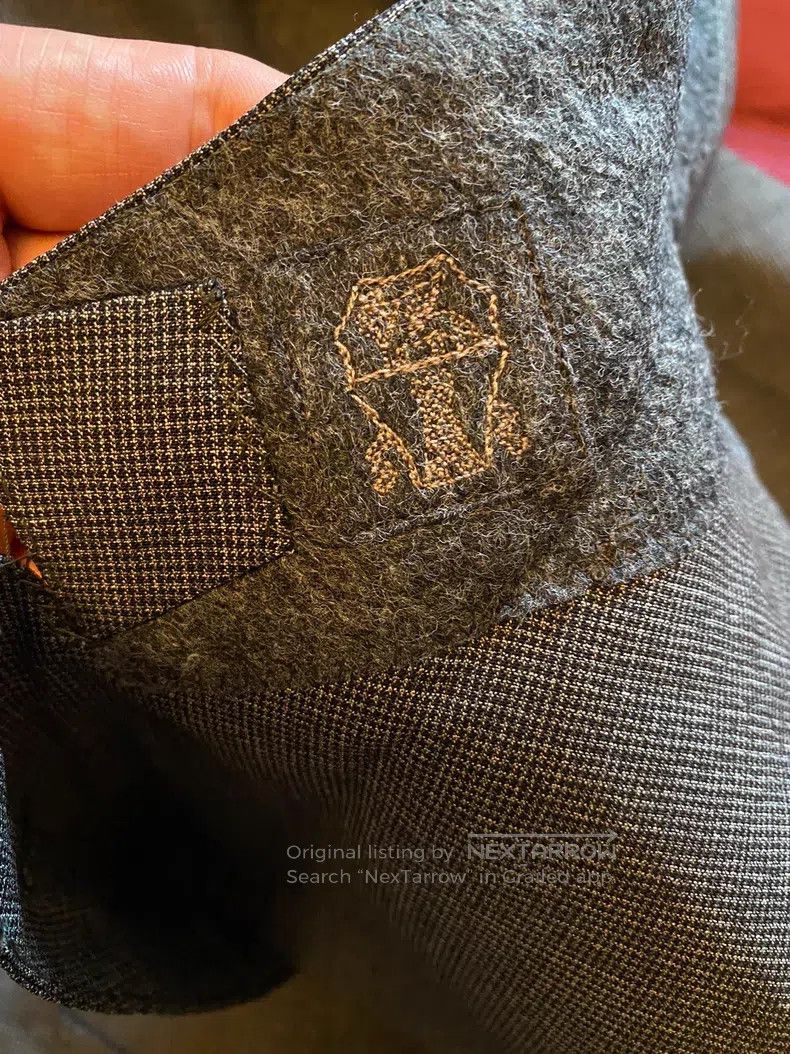 Brunello Cucinelli brunello cucinelli Double-breasted suit set, pure wool fab Size 50L - 7 Thumbnail