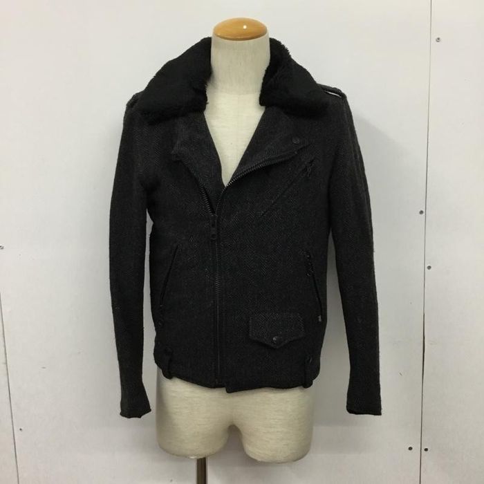 Neighborhood Riders Jacket Schott Collar Boa Plain Zip Up Wool