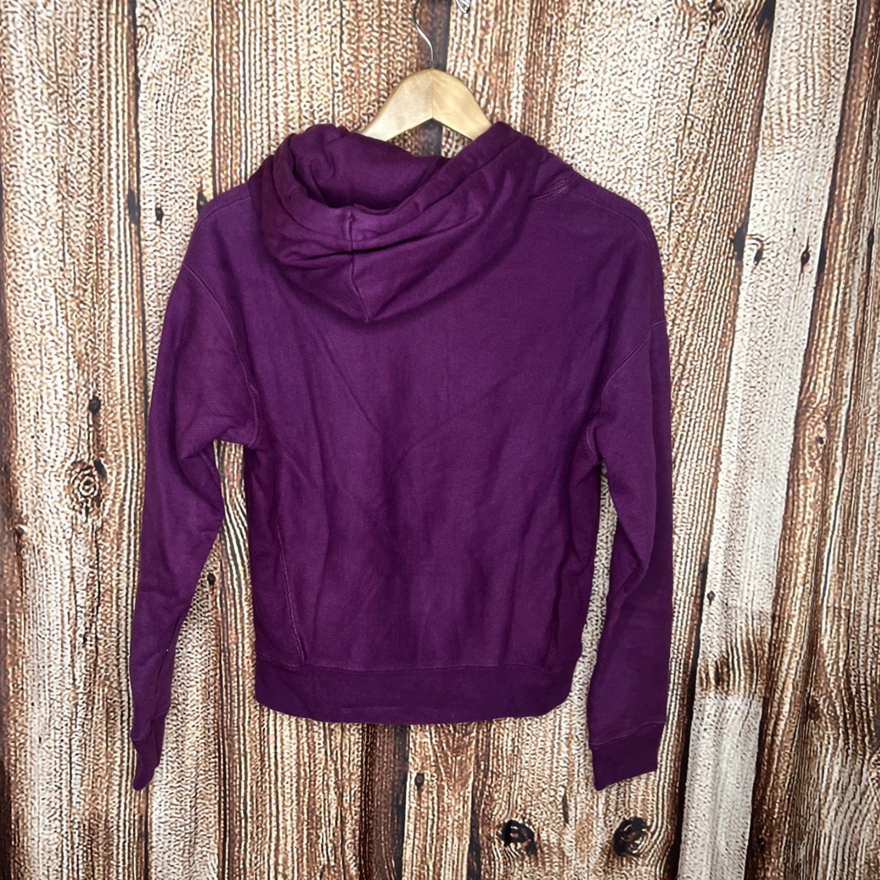 Champion Champion Hoodie Unisex Adults Small Maroon Pullover Reverse Weave Sweatshirt CN Cotton Blend Fleece Logo Embroidered Set Size US S / EU 44-46 / 1 - 3 Thumbnail