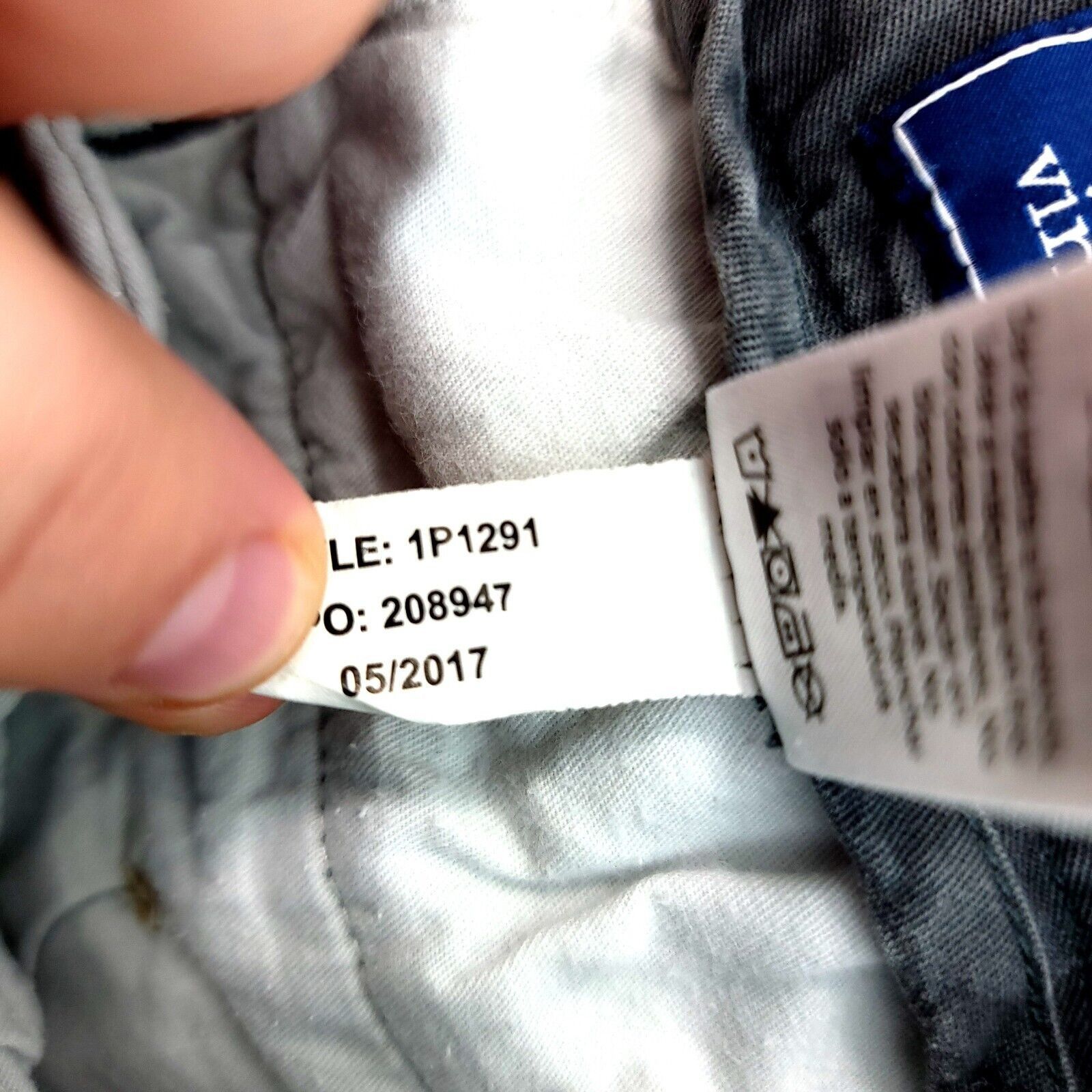 Vineyard Vines DAMAGED Vineyard Vines Cotton Gray Gray Mid Rise Chino Pants Size US 33 - 9 Thumbnail