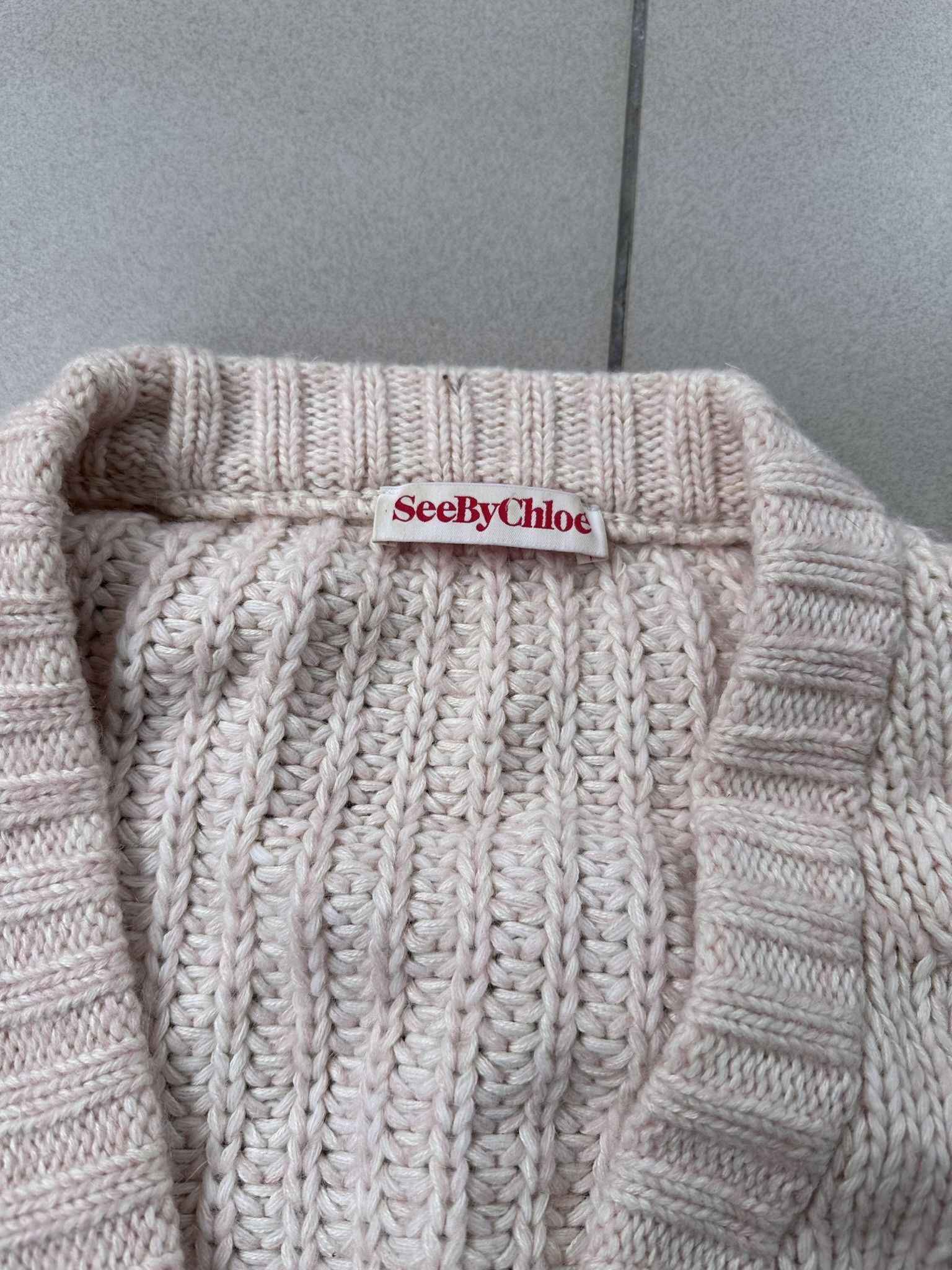 Designer See by Chloe wool cardigan oversize Size US L / EU 52-54 / 3 - 6 Thumbnail