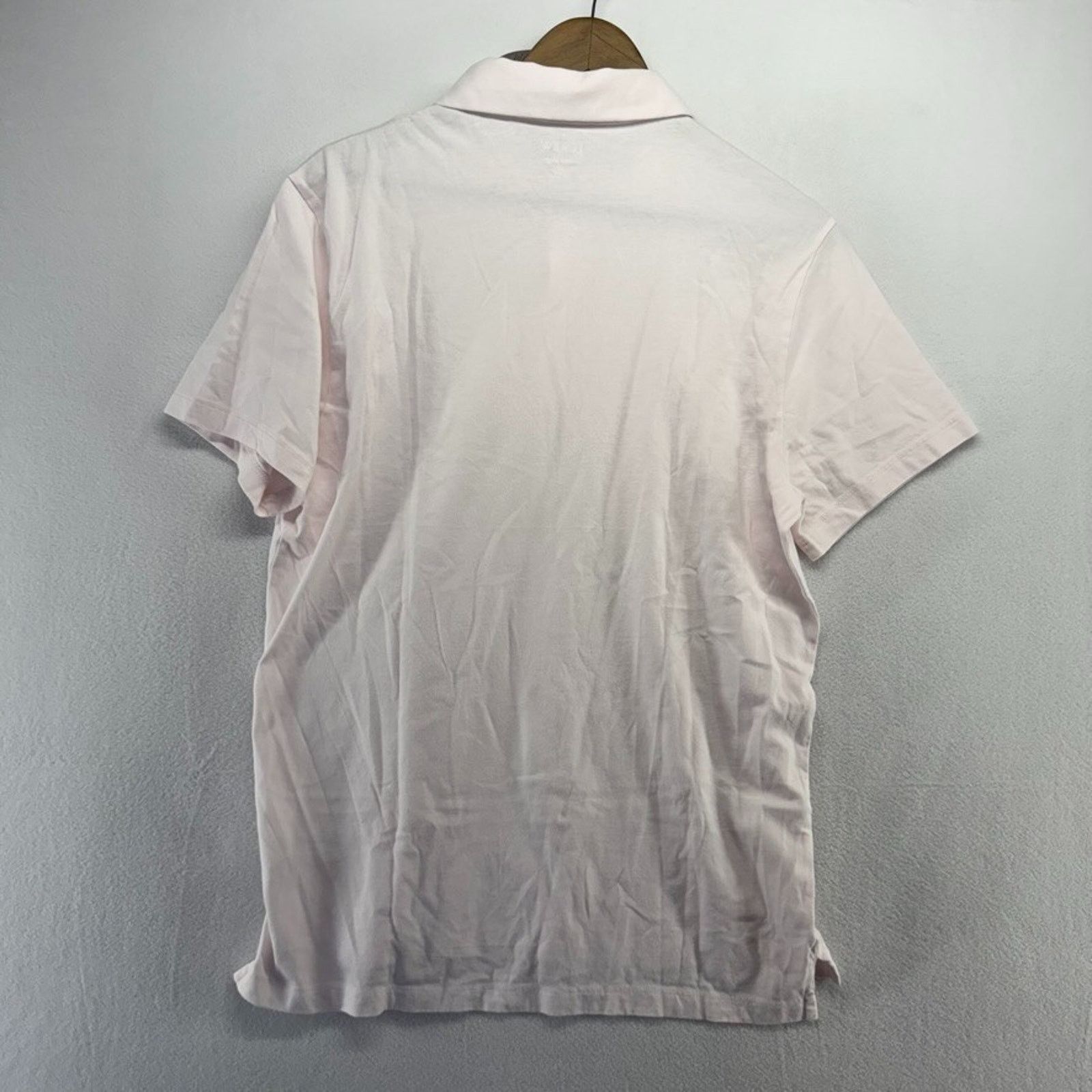 J.Crew J Crew Polo Shirt men's medium Light pink Solid Sueded NEW Size US M / EU 48-50 / 2 - 6 Thumbnail