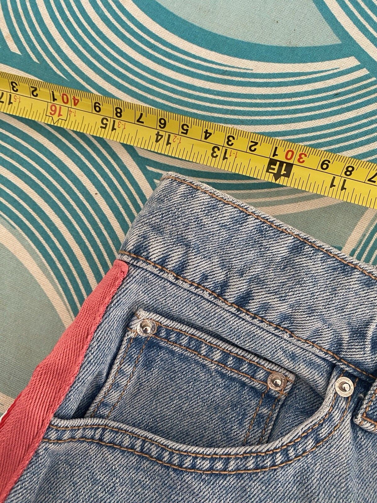 Other Zara Mini Denim Skirt Distressed Size M Blue I25 Size 32" / US 10 / IT 46 - 5 Thumbnail