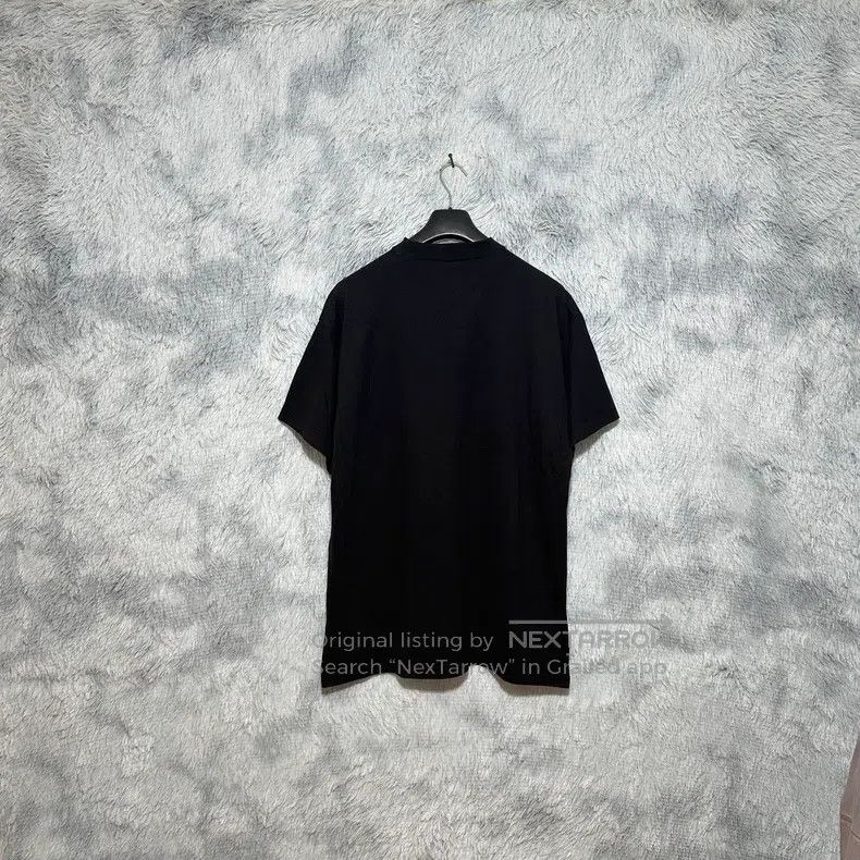 Balenciaga Balenciaga Embroidered Reversed Letter Logo Short Sleeve T Size US M / EU 48-50 / 2 - 2 Thumbnail