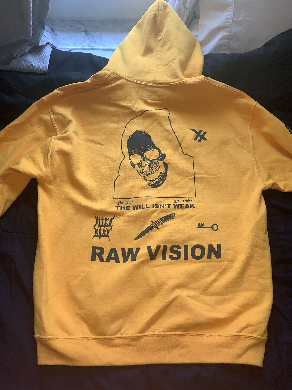 Lil peep yellow hoodie best sale