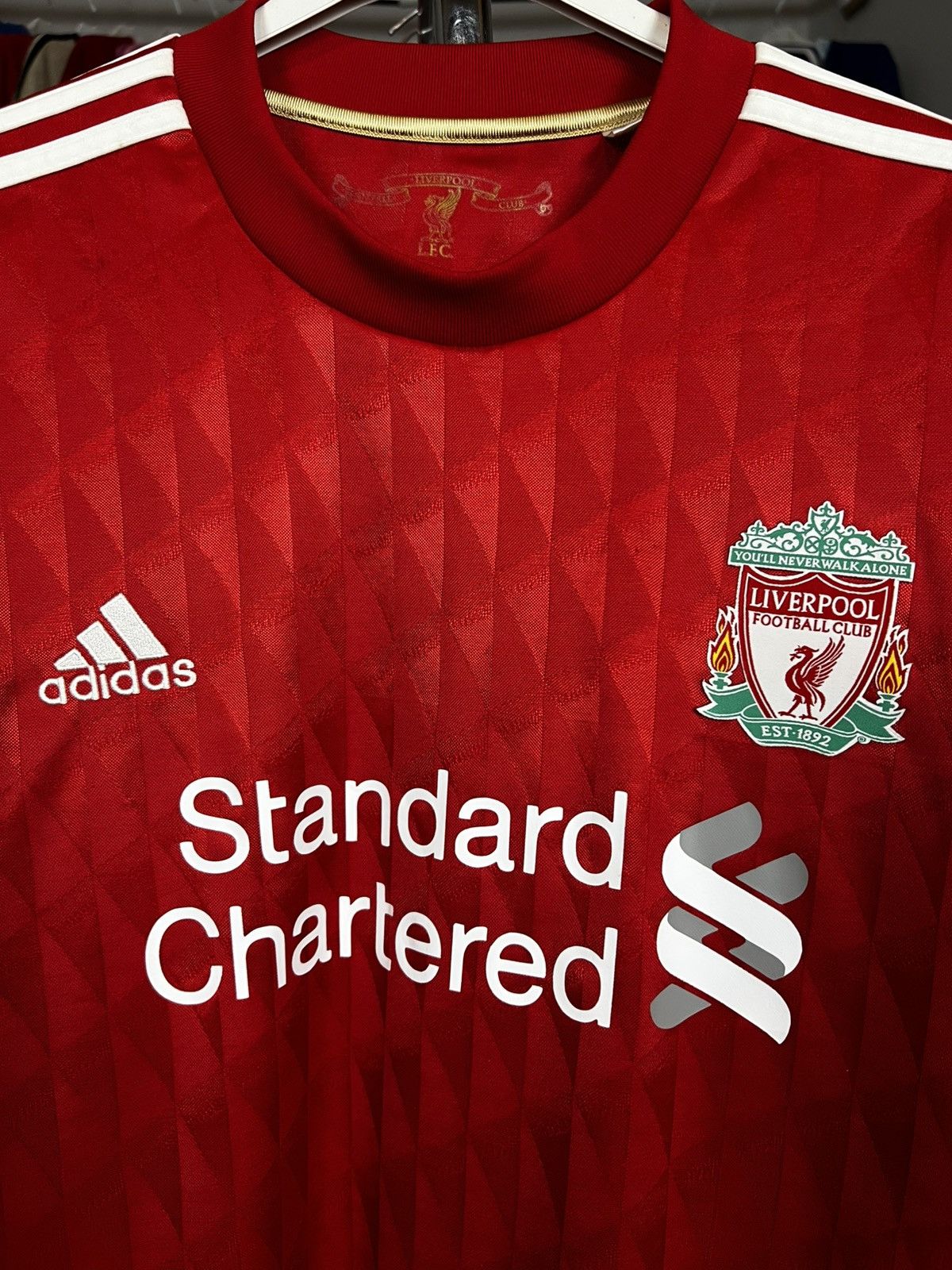 Adidas Soccer Jersey Adidas Liverpool 2010/11 Luis Suárez #7 Size US L / EU 52-54 / 3 - 4 Thumbnail