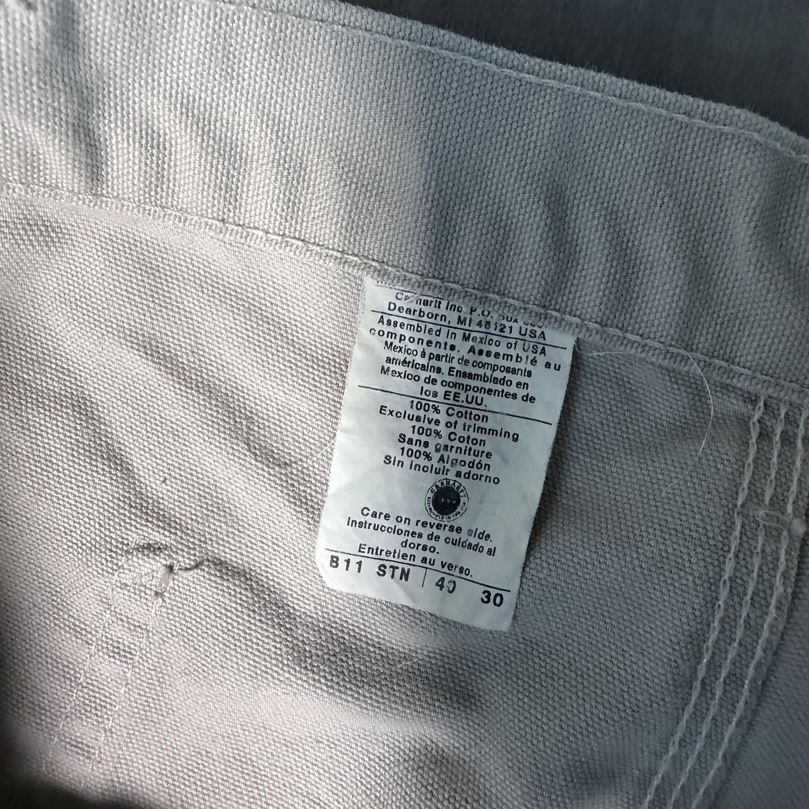 Carhartt Carhartt Men's Light Beige Cotton Work Pants Size 40x30 Size US 40 / EU 56 - 2 Thumbnail