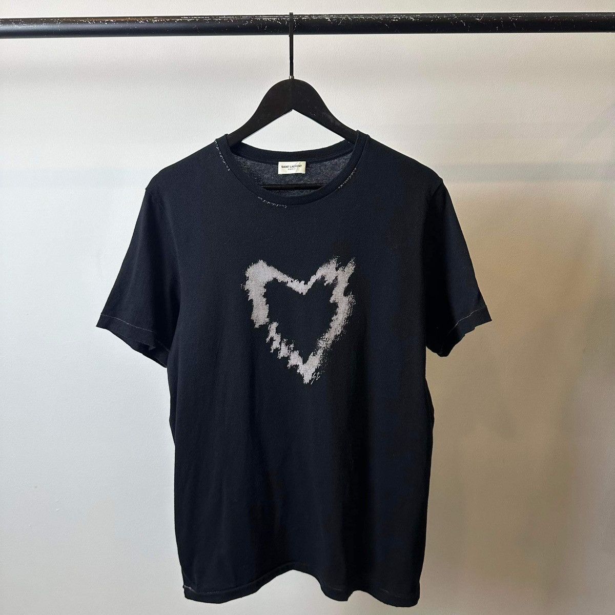 Saint Laurent Heart T Shirt | Grailed
