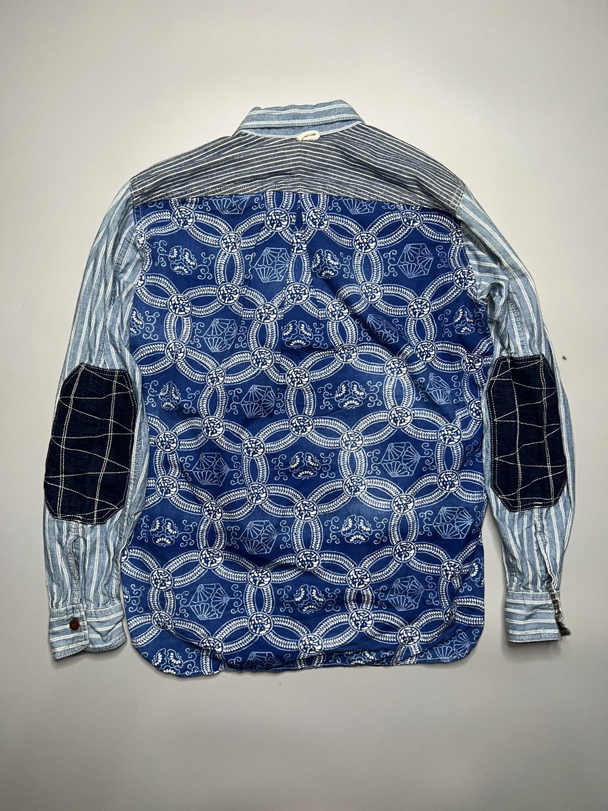 Comme des Garcons Junya Watanabe S/S 15 denim patchwork shirt Size US XS / EU 42 / 0 - 1 Thumbnail