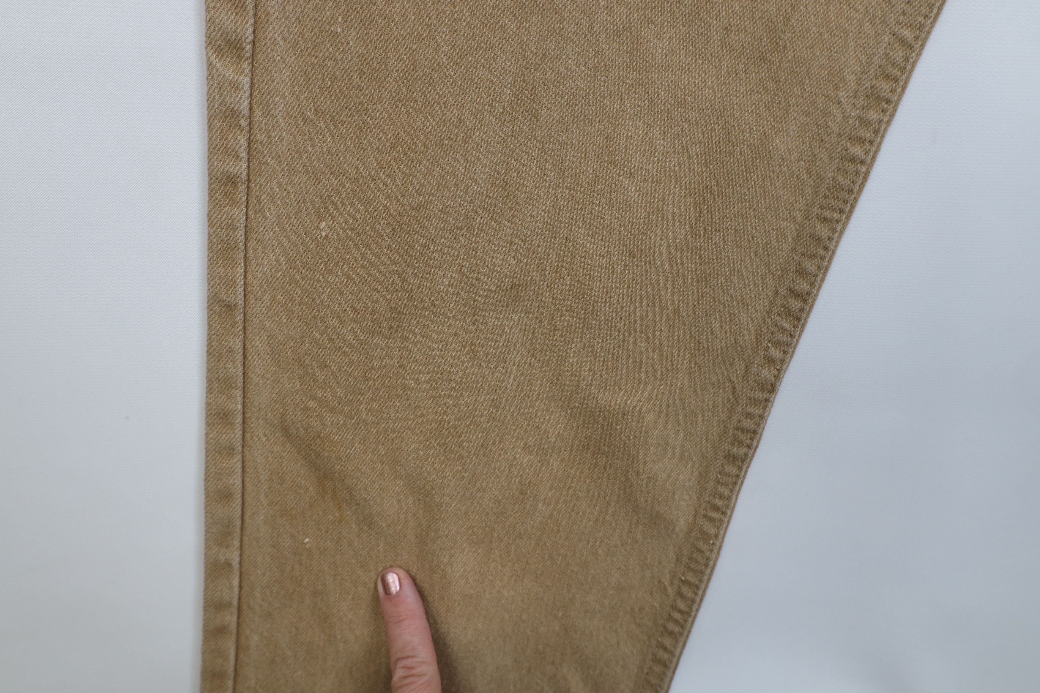 Levi's Deadstock Vintage 80s Levis 505 Orange Leg Jeans USA Size US 36 / EU 52 - 5 Thumbnail