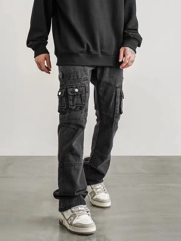Japanese Brand VIBE High street style small pocket micro flare jeans Size US 32 / EU 48 - 2 Thumbnail