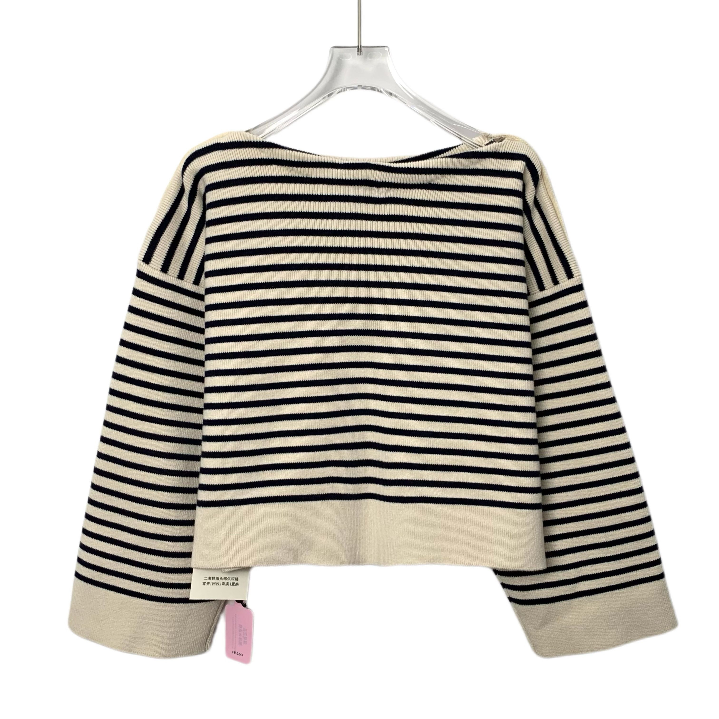 Celine Celine Sweater – Stripe Logo Cotton (Size S) Size S / US 4 / IT 40 - 8 Thumbnail