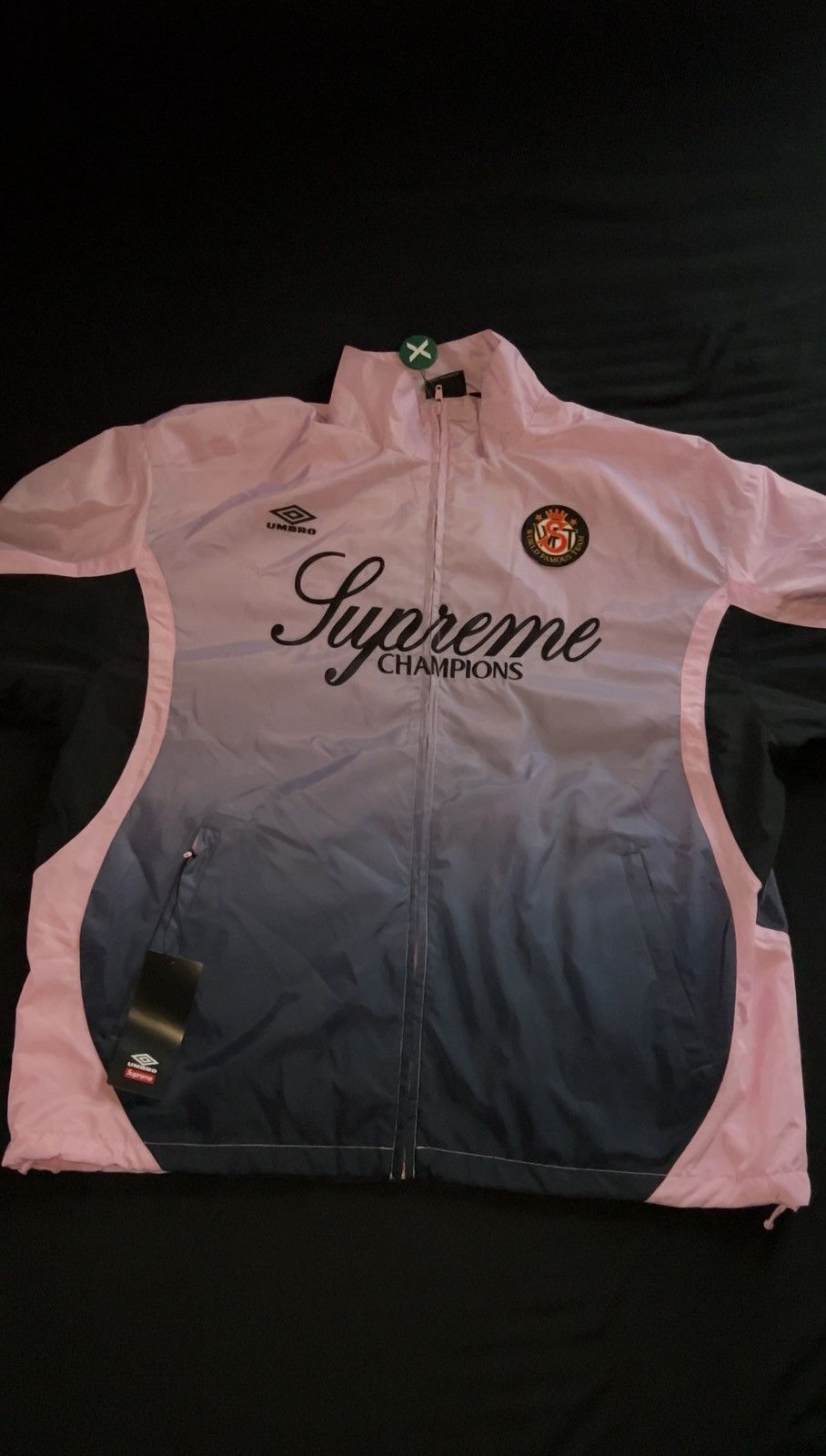 Supreme Umbro Gradient Track Jacket Pink