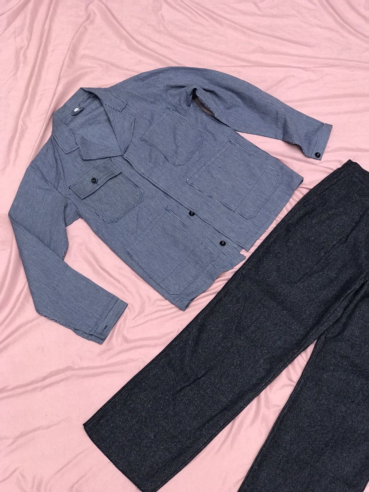 HIKORI LIKE FABRIC vintage chore jacket