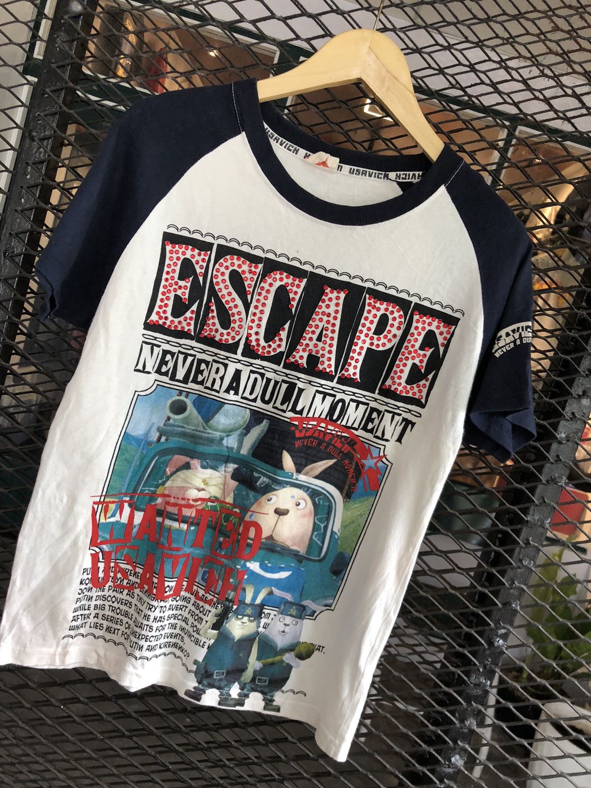 Japanese Brand × Le Grande Bleu (L.G.B.) × Mtv VINTAGE USAVICH ESCAPE NEVER ADULT MOMENT SHIRT Size US M / EU 48-50 / 2 - 2 Thumbnail