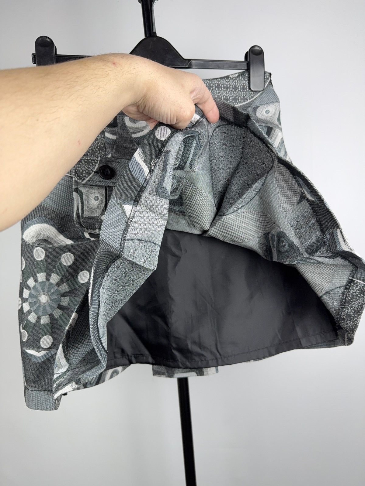 Desigual Avant Garde Desigual Abstract Patchwork Mini Skirt Cargo Y2K Size 27" / US 4 / IT 40 - 6 Thumbnail