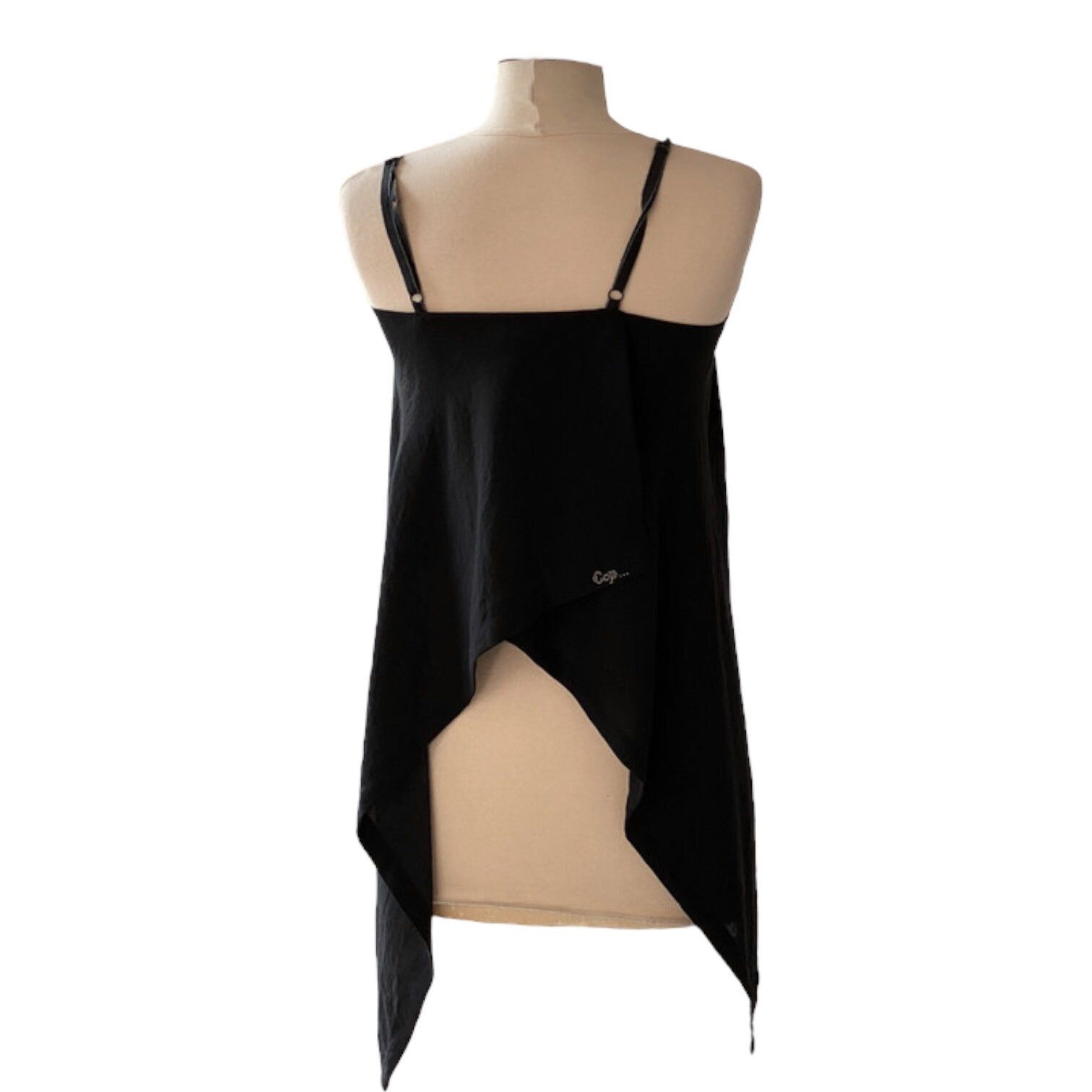 Cop Copine The Cop Copine Asymmetrical Open Back Top Size ONE SIZE - 4 Thumbnail