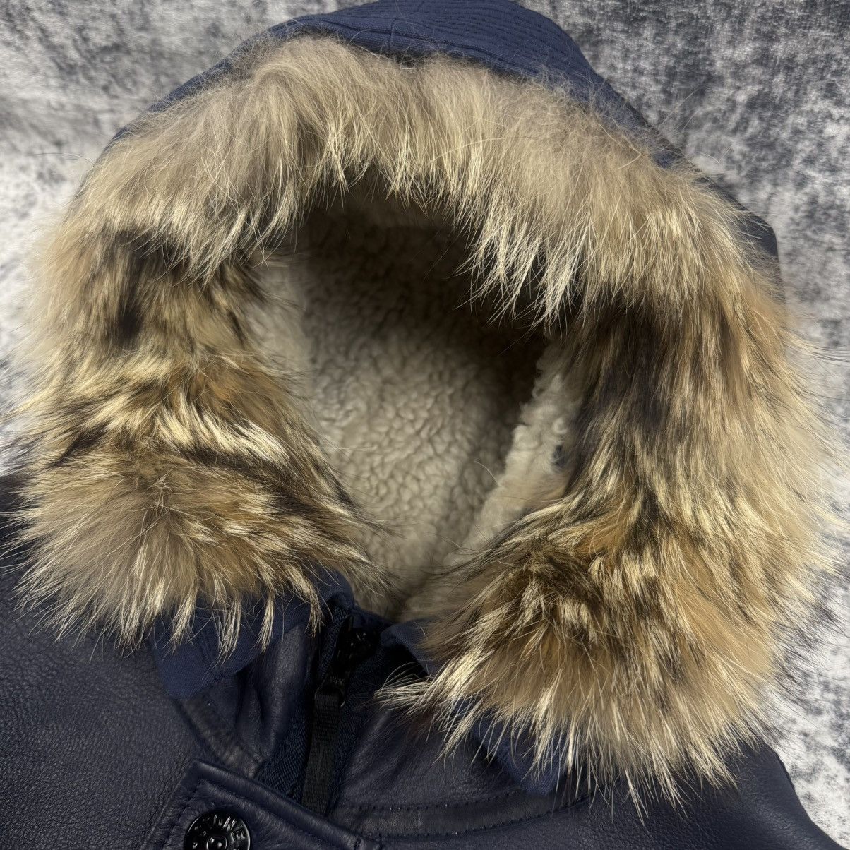 Stone Island Stone Island Hand Painted Sheepskin Fur Shearling Jacket Size US XXL / EU 58 / 5 - 3 Thumbnail